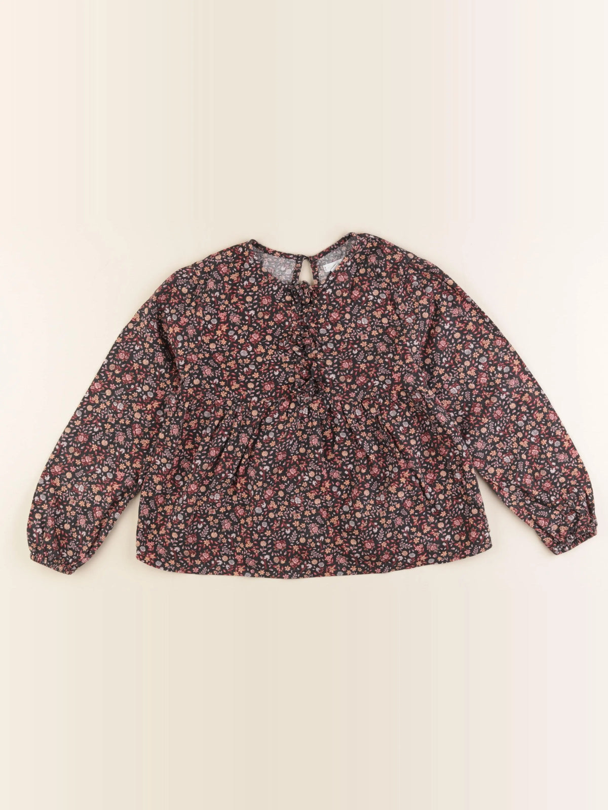 Vertbaudet - blouse gris - 8 ans