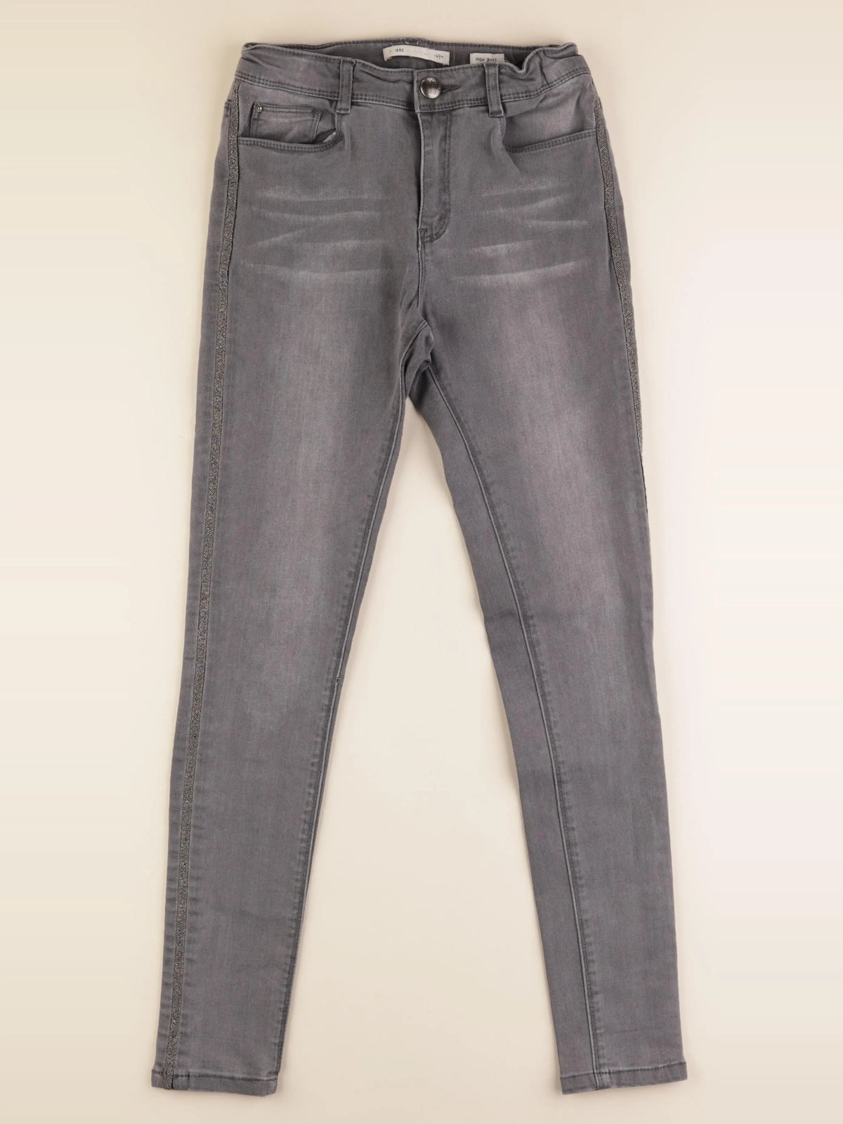 IKKS - jean gris - 12 ans