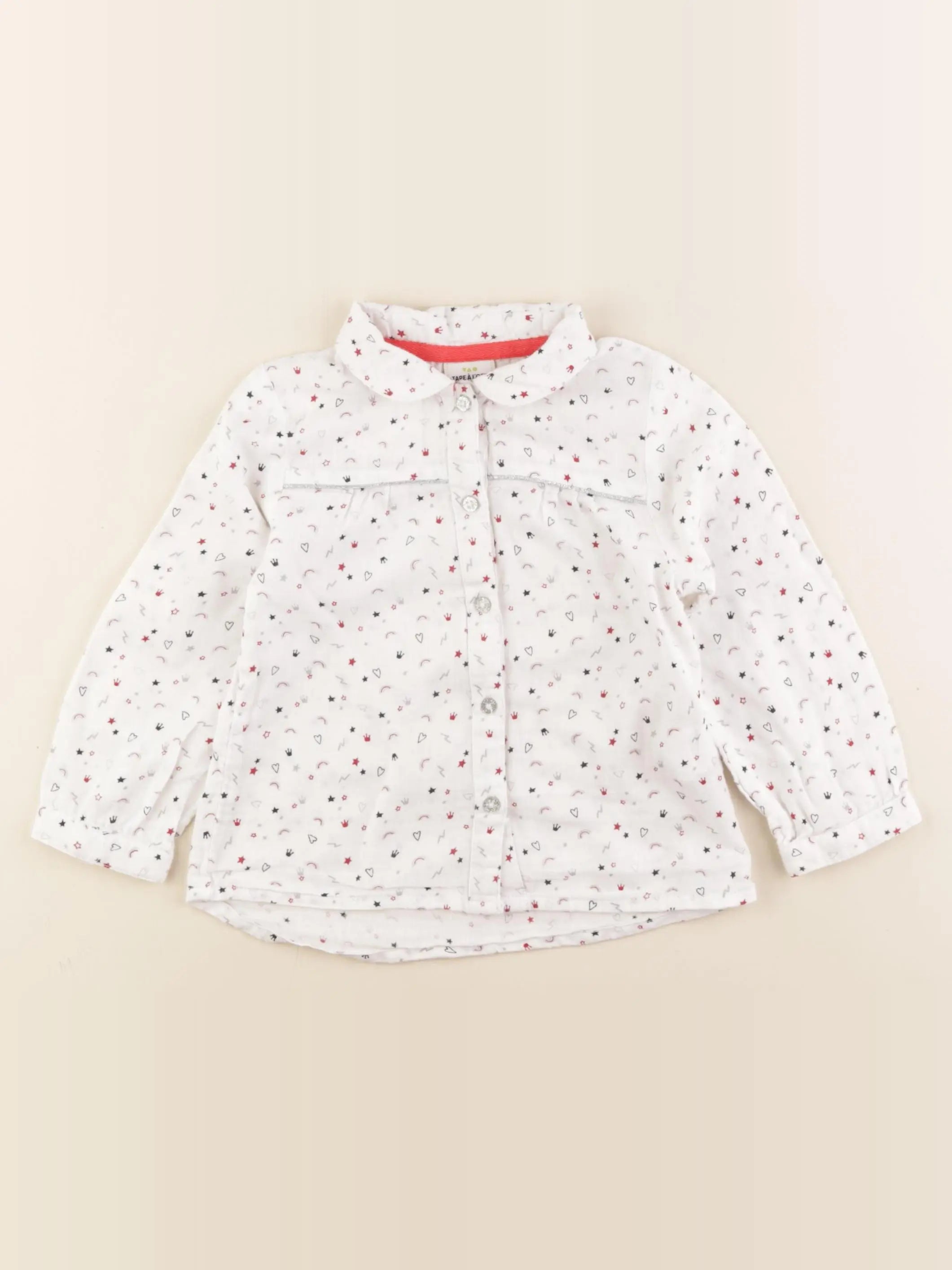 Tape à l'oeil - chemise blanc - 24 mois