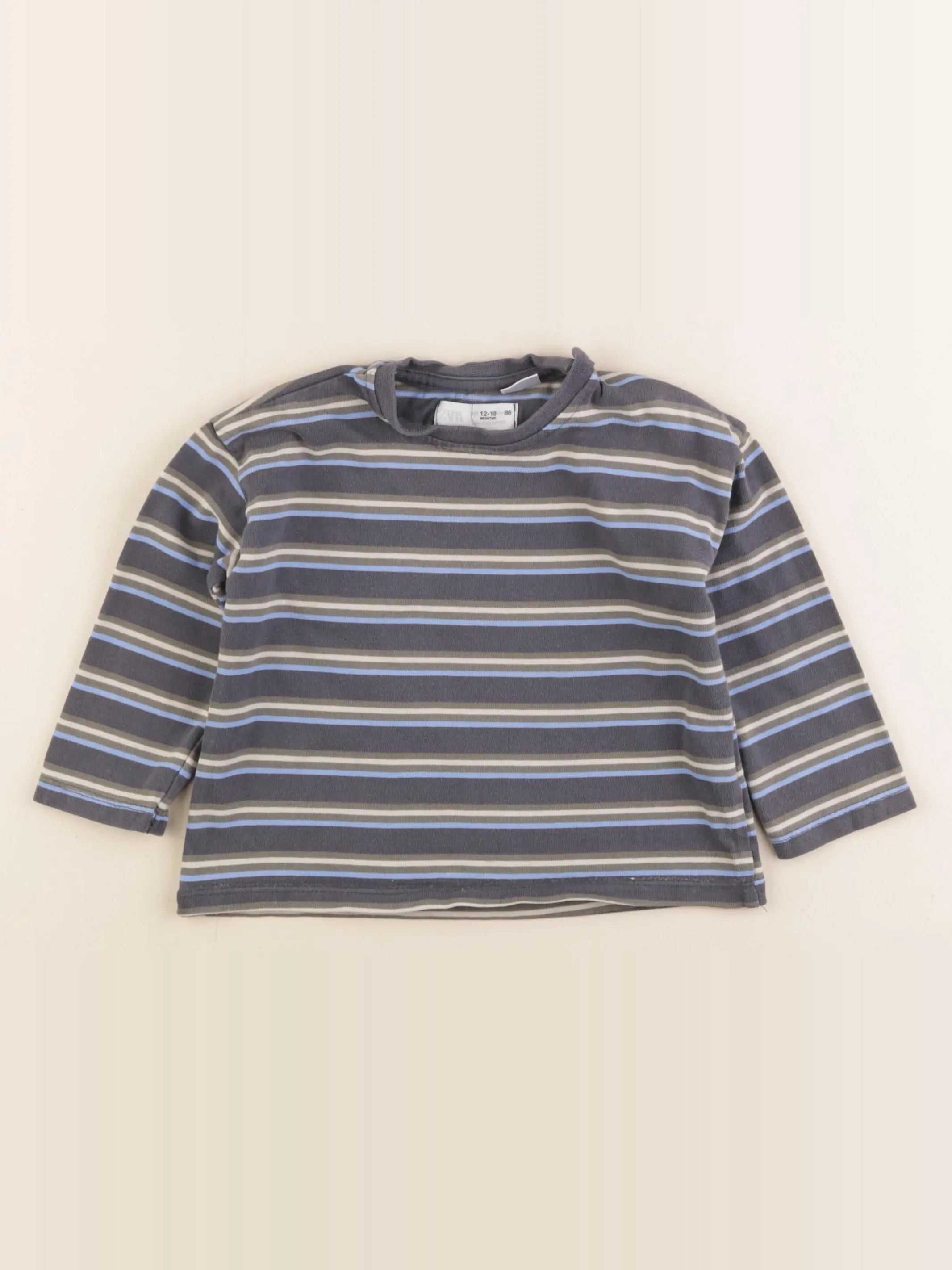 Zara - tee-shirt multicolore - 12/18 mois