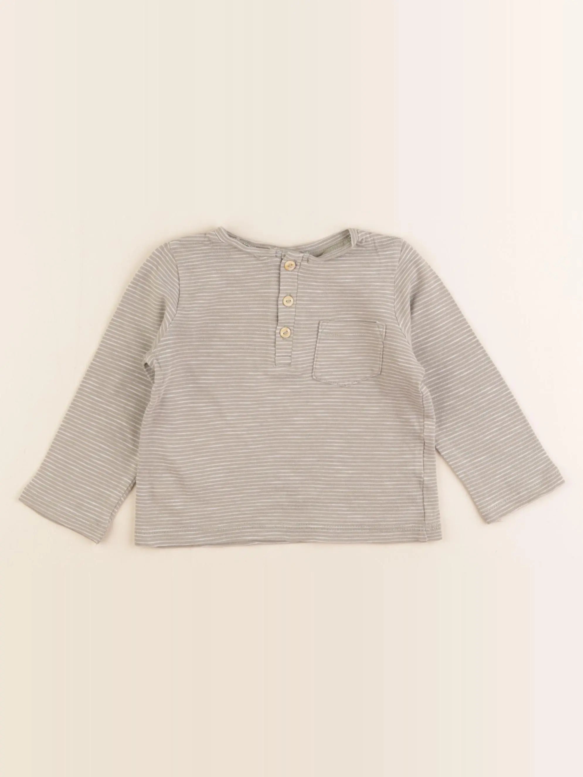 H&M - tee-shirt vert - 6/9 mois