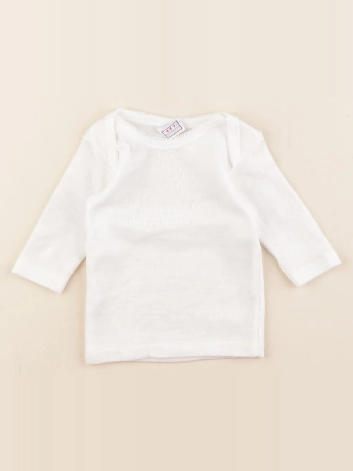 Petit Bateau - maillot de corps blanc - 3 mois