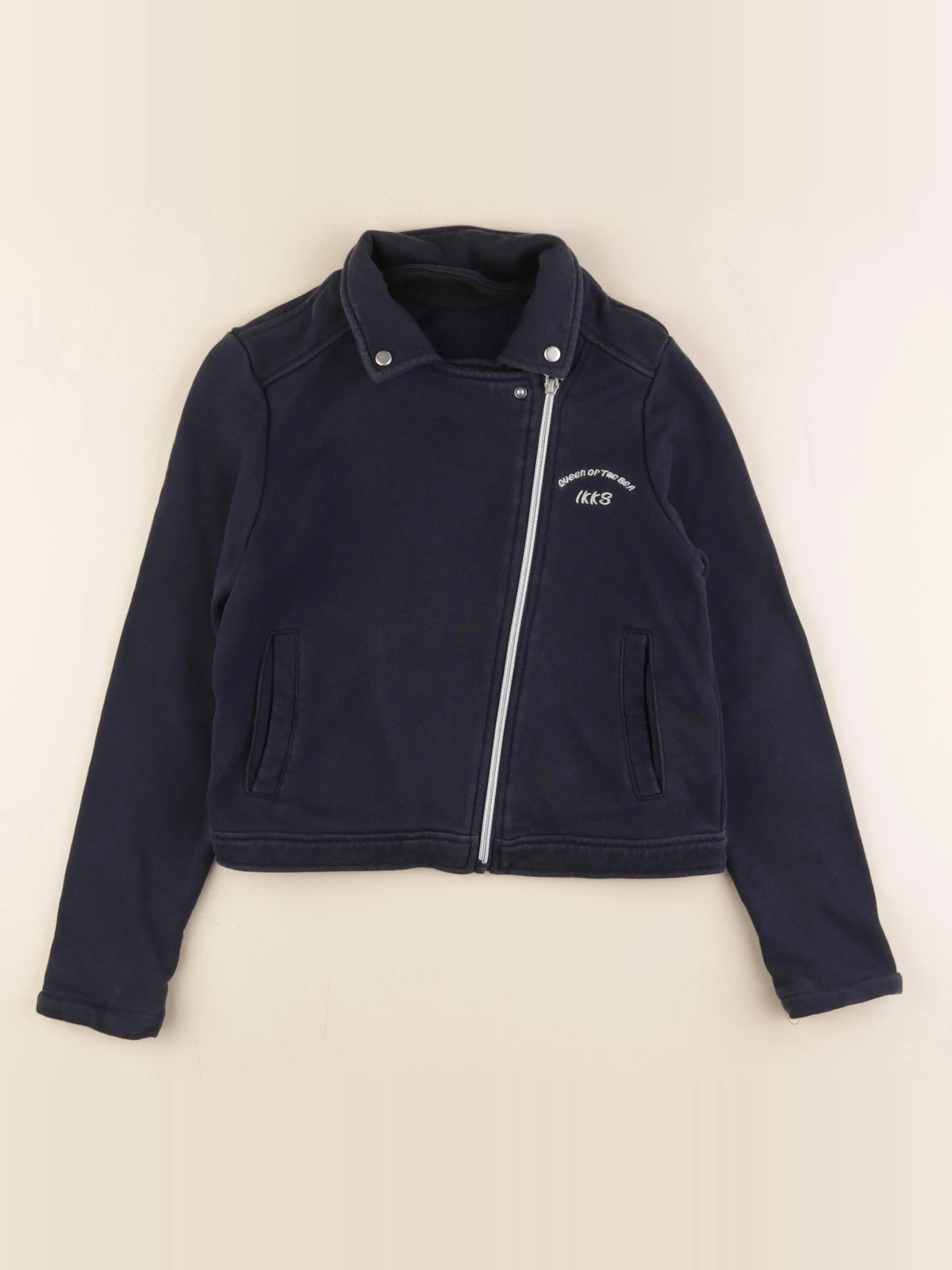 IKKS - sweat bleu - 10 ans