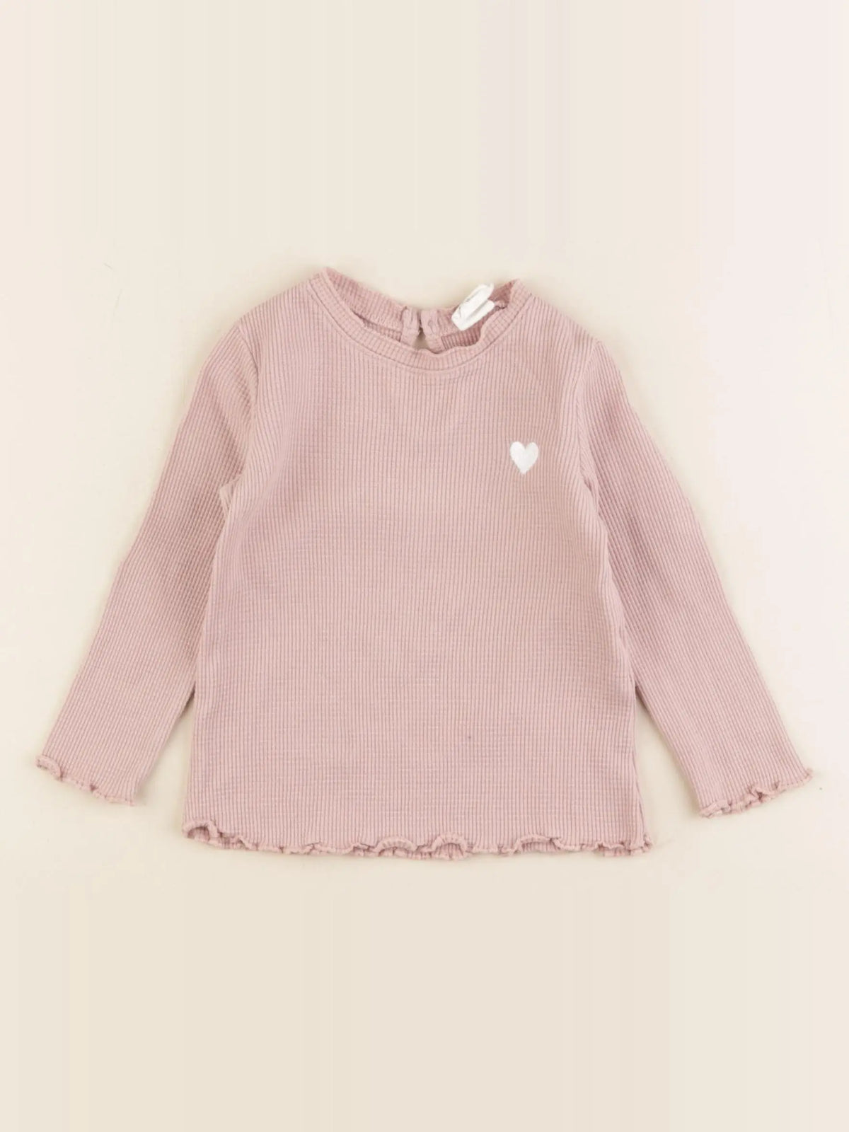 H&M - tee-shirt rose - 9/12 mois