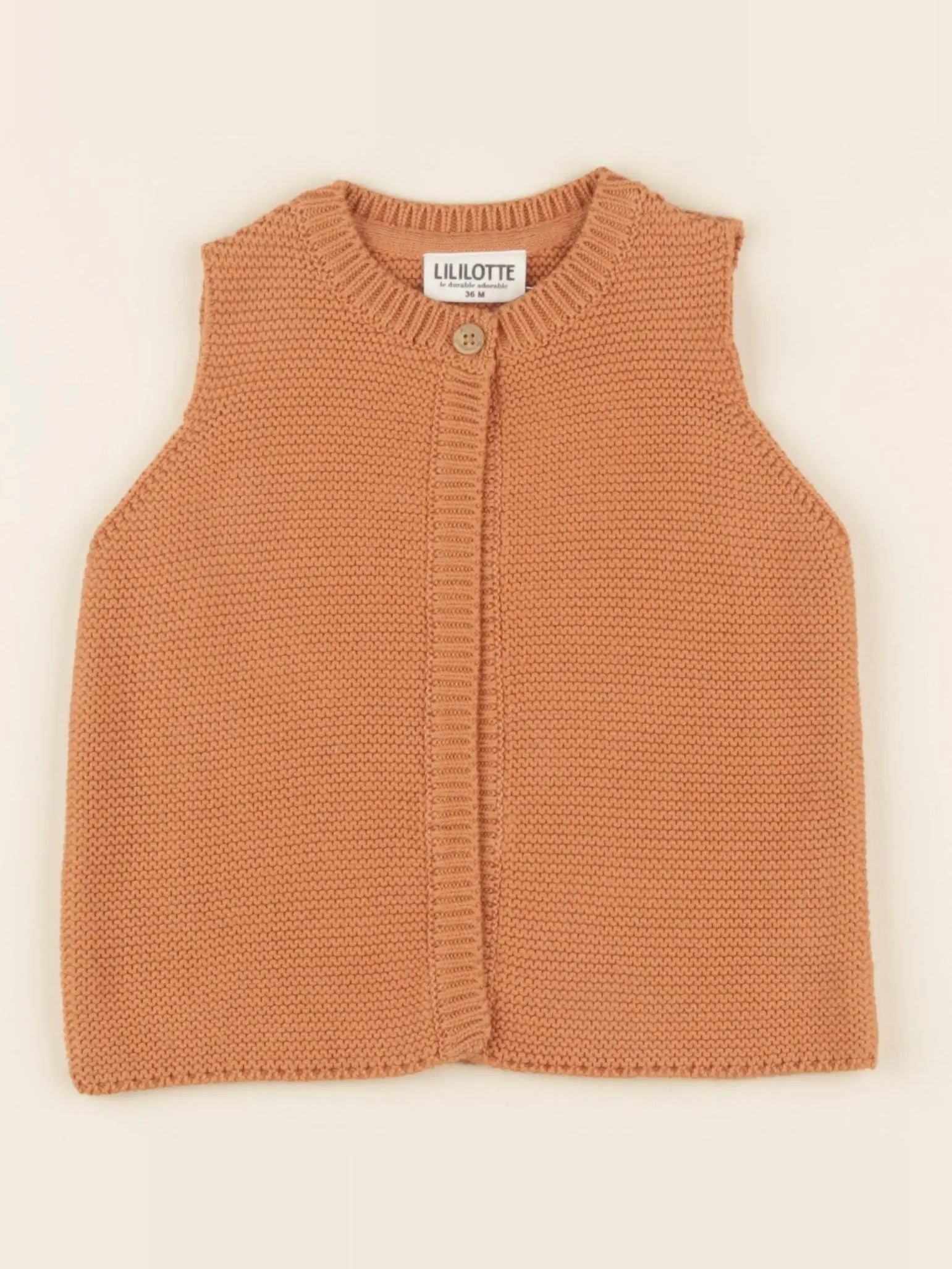Gilet Agathe moka