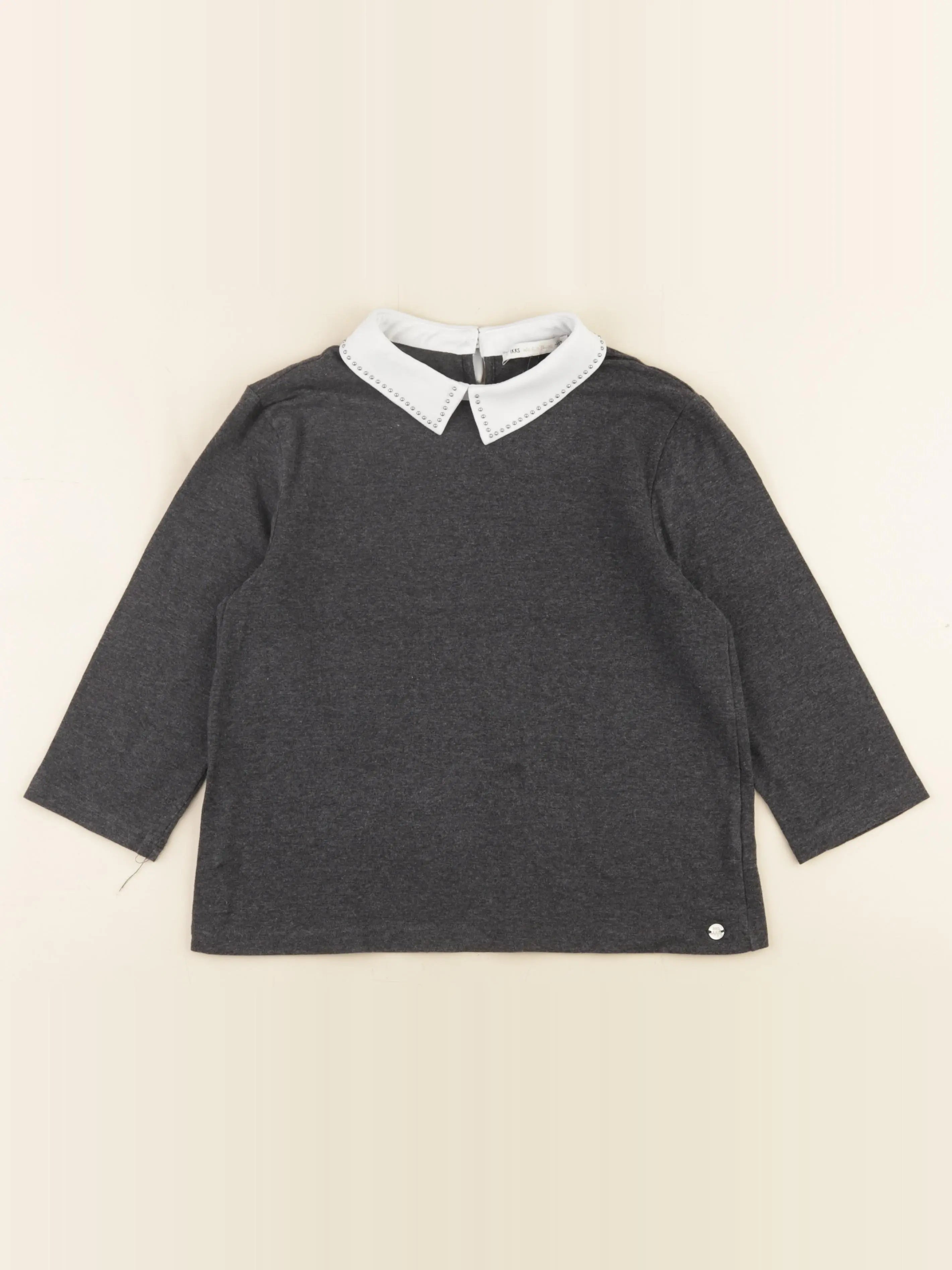 IKKS - tee-shirt gris - 12 ans
