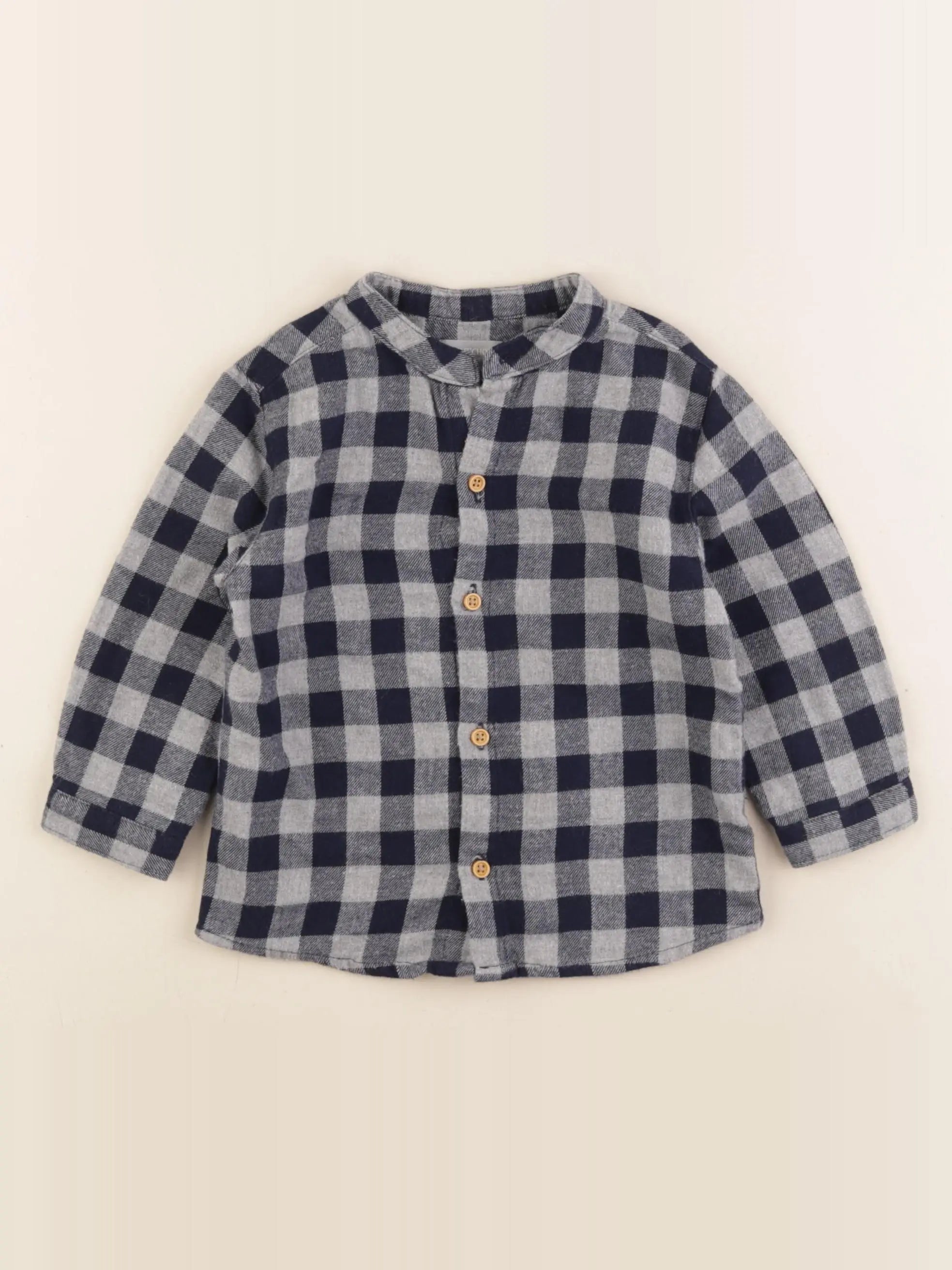 Boutchou - chemise gris - 18 mois