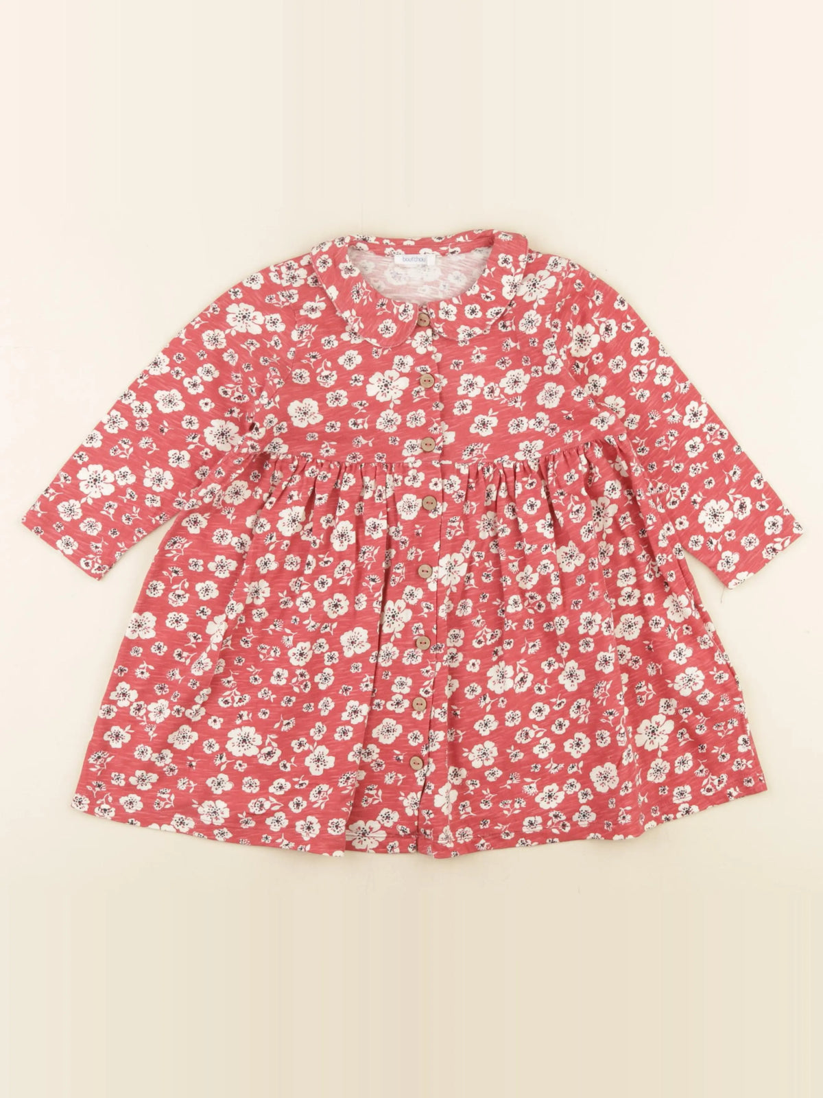 Boutchou - robe rouge - 24 mois