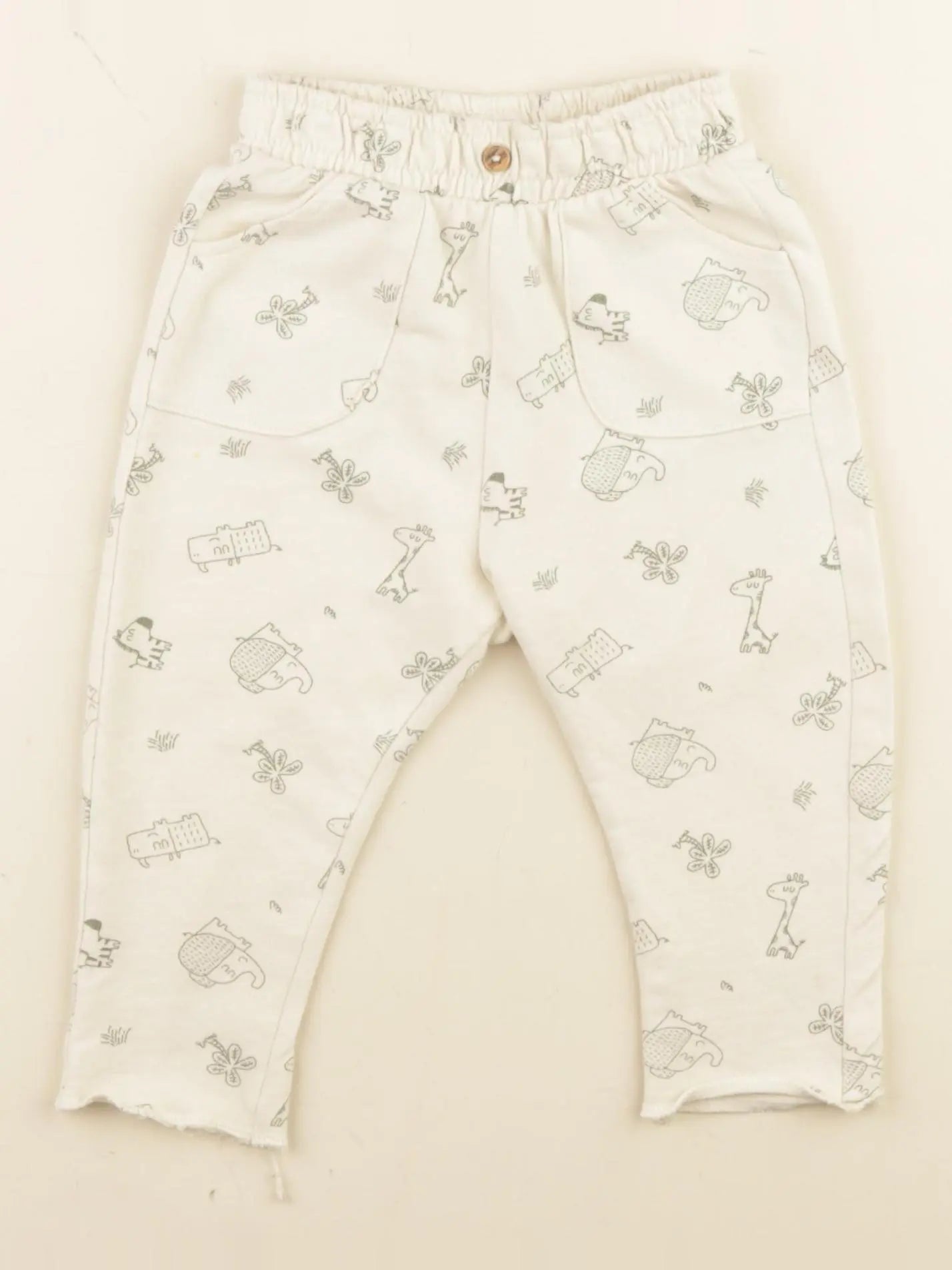 Vertbaudet - jogging beige - 6 mois