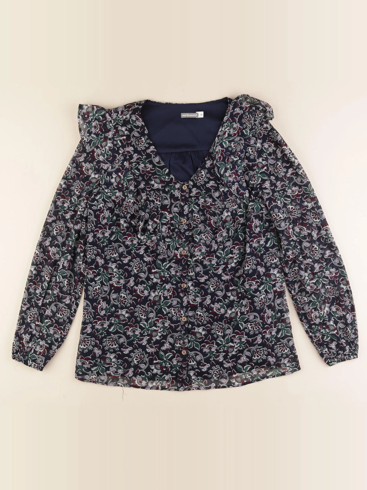Vertbaudet - blouse grossesse bleu, violet - 36
