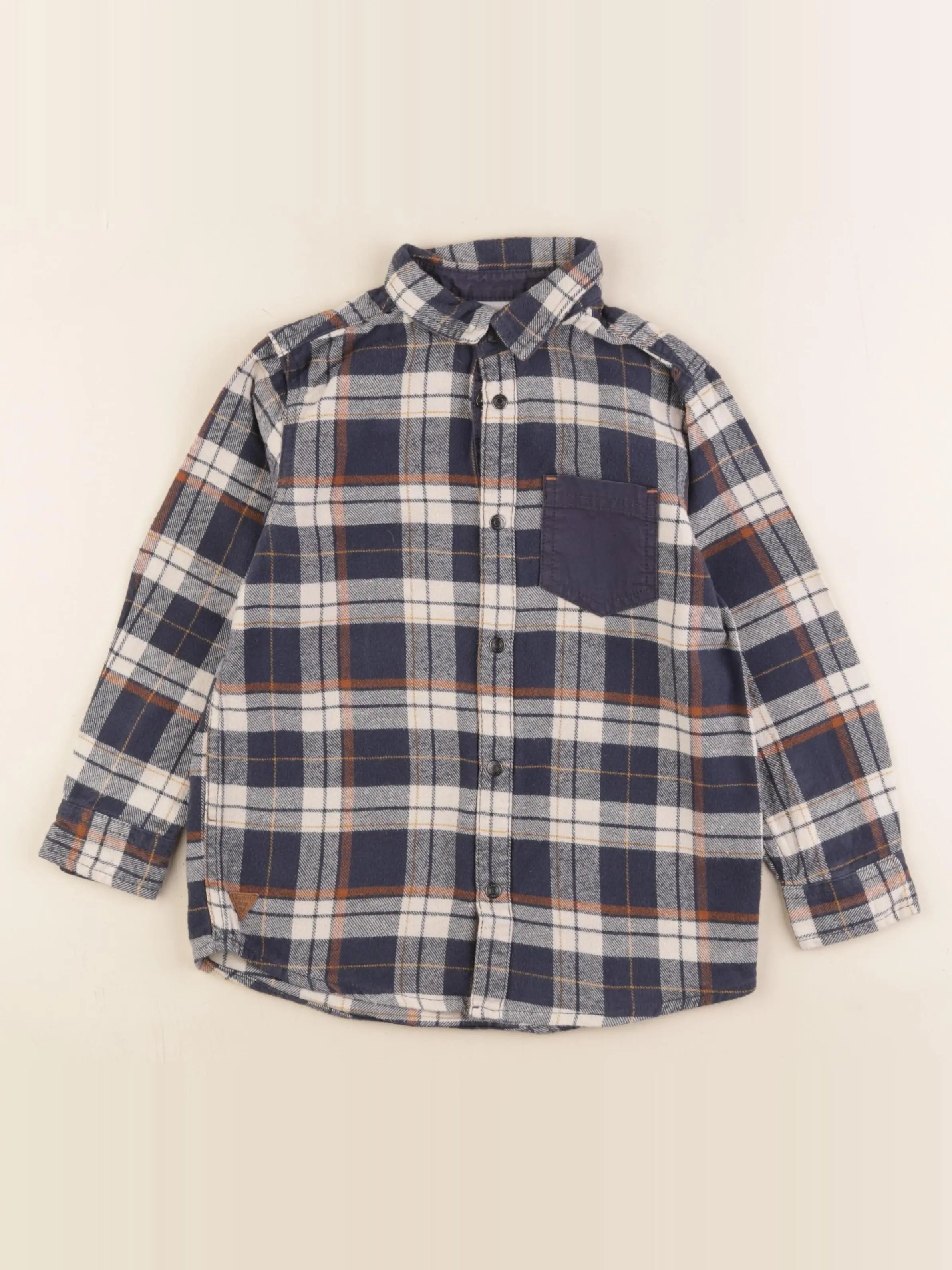 Vertbaudet - chemise bleu - 8 ans