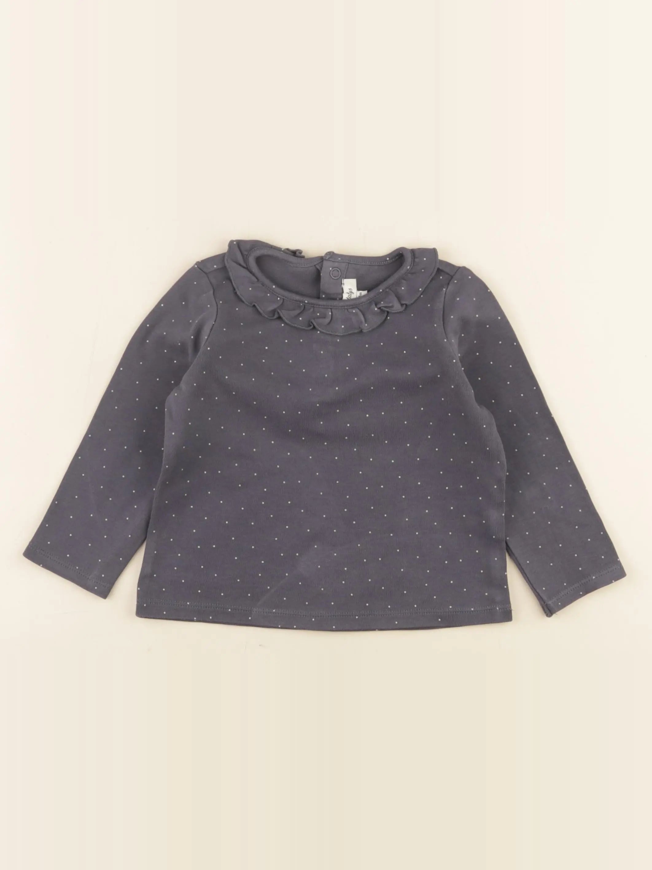 Natalys - tee-shirt gris - 24 mois