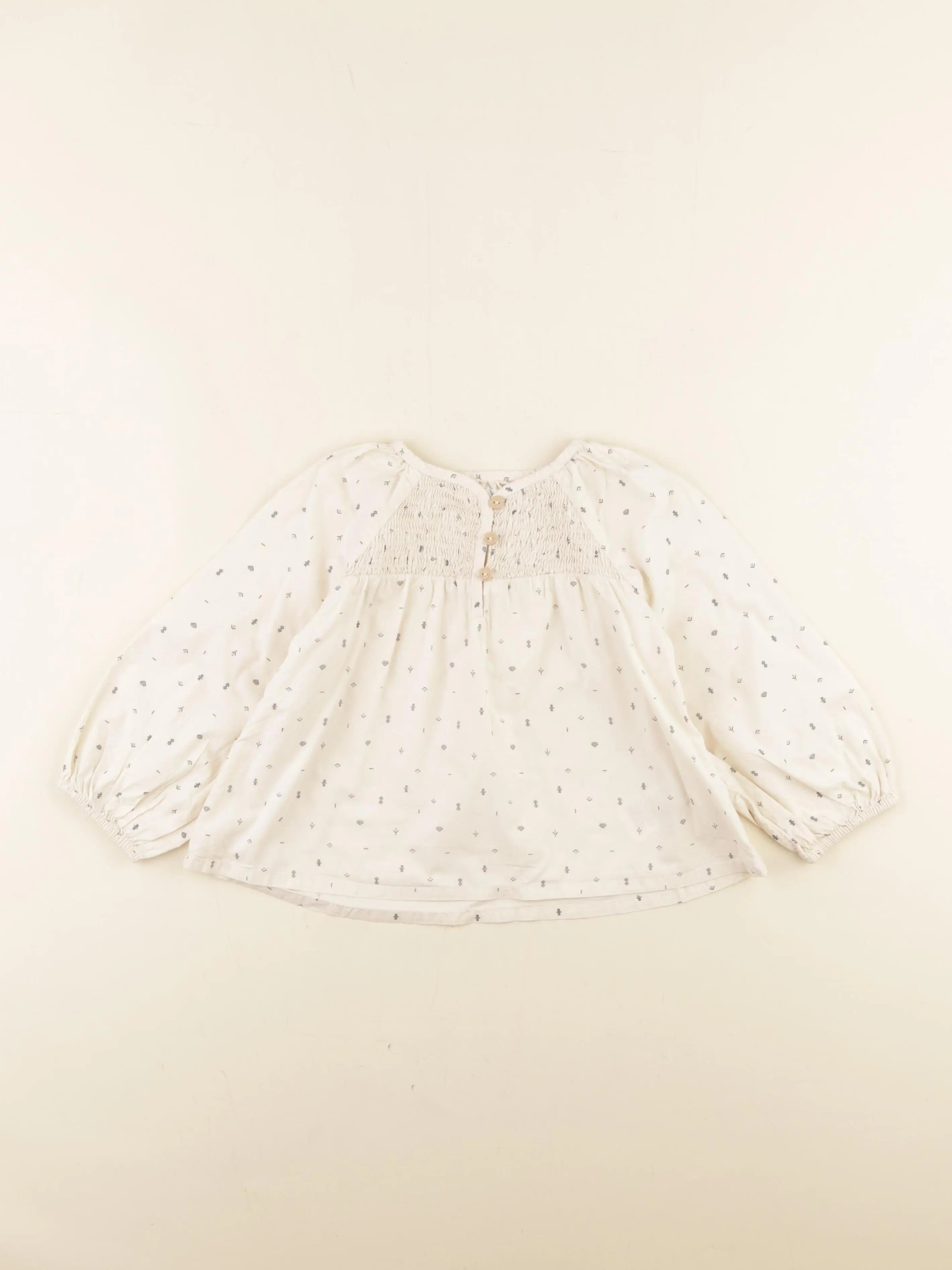 Vertbaudet - blouse beige - 36 mois