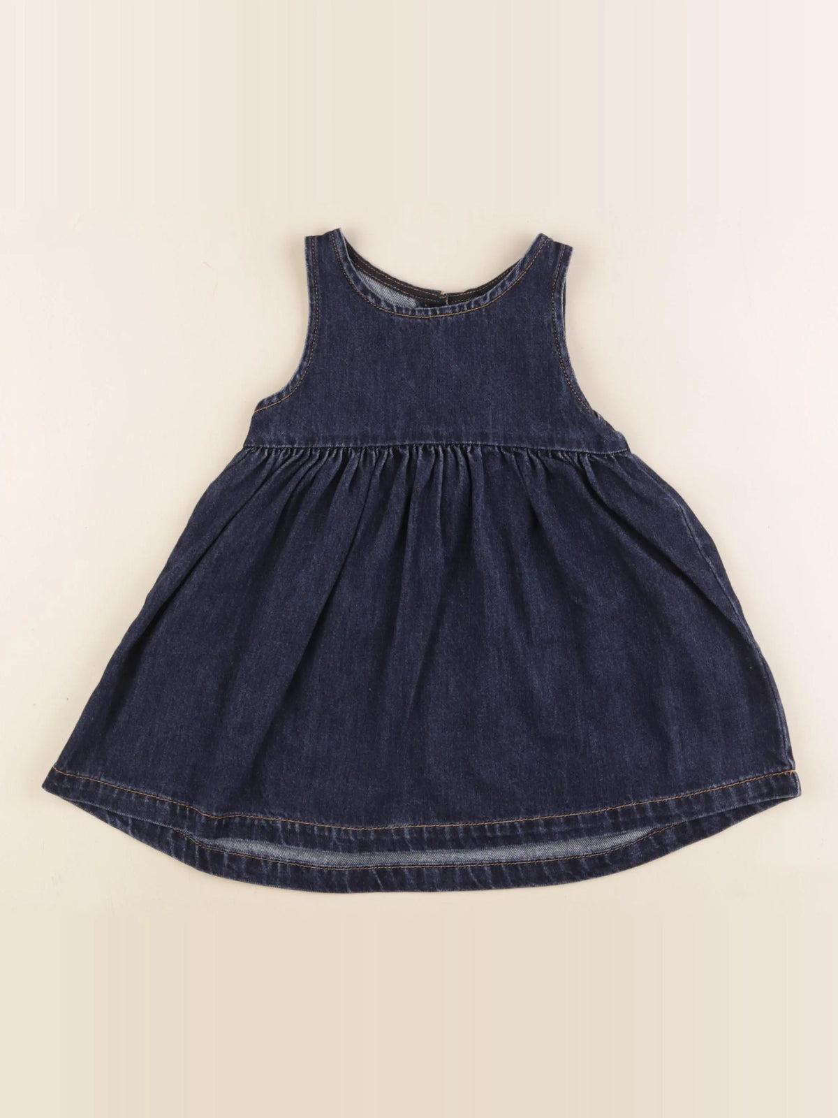 H&M - robe bleu - 12/18 mois