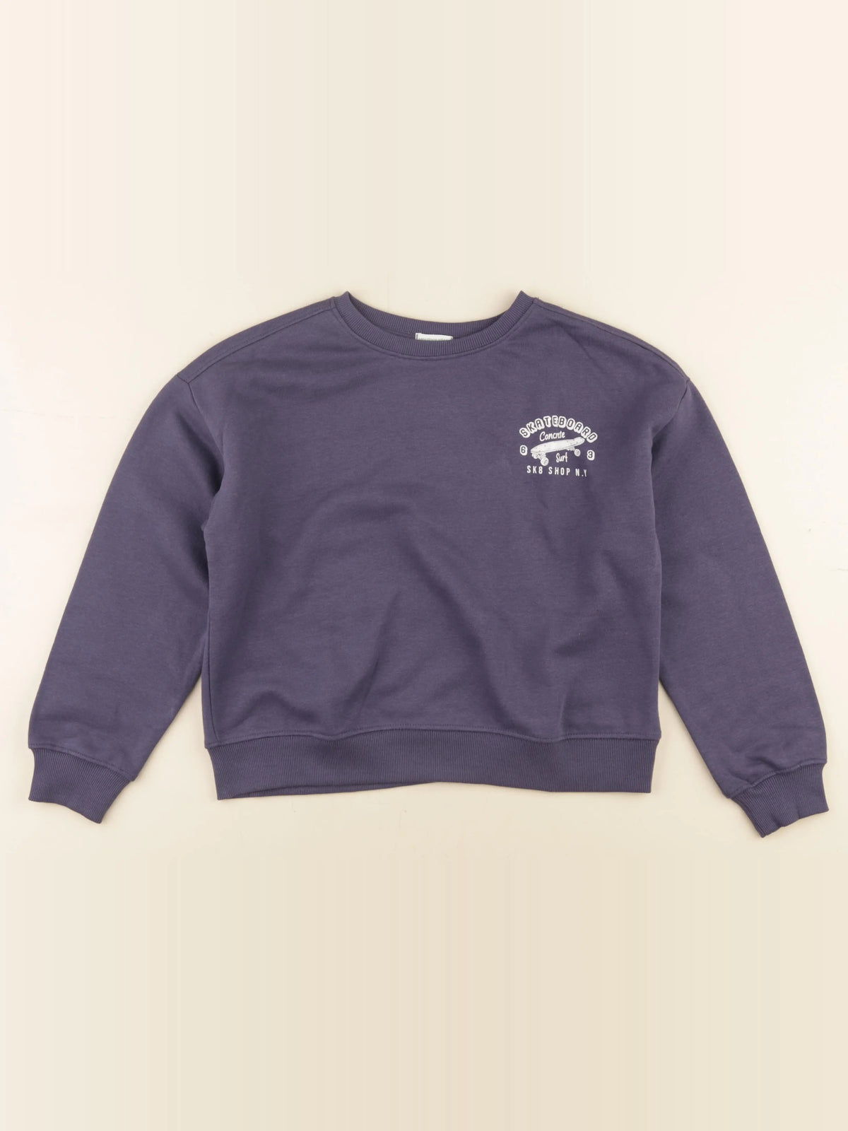 Vertbaudet - sweat bleu - 12 ans