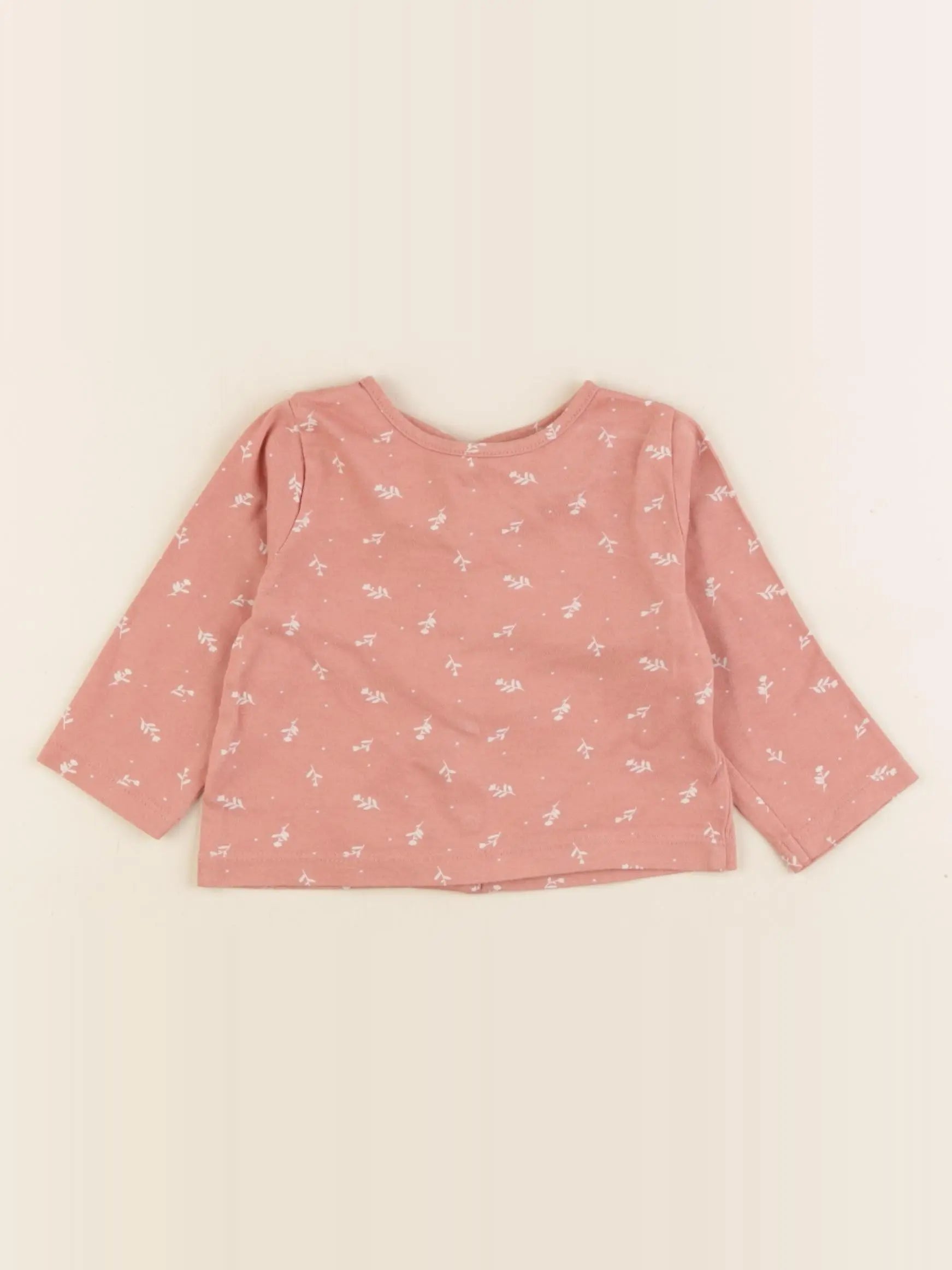 Vertbaudet - tee-shirt rose - 3 mois