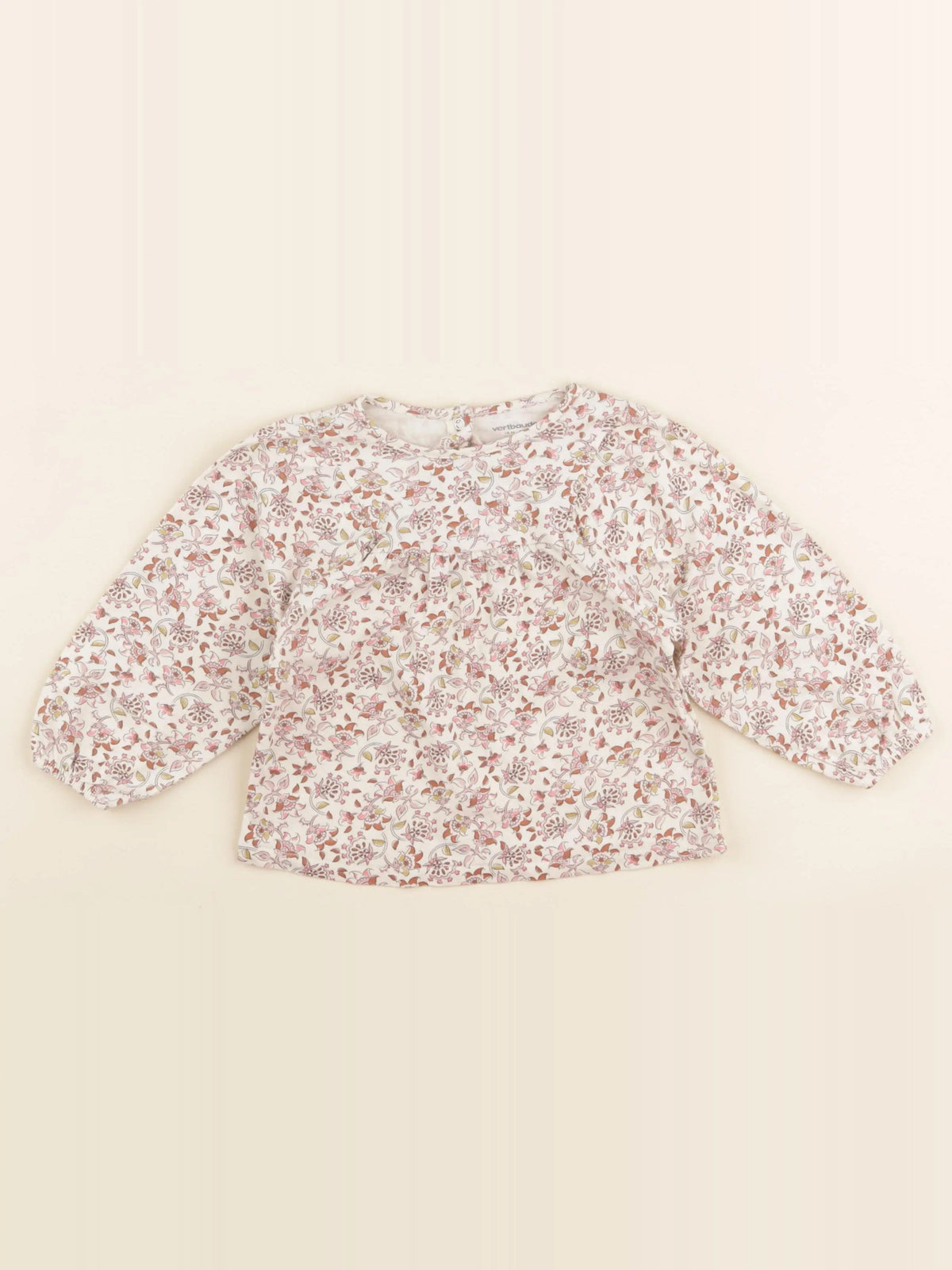 Vertbaudet - blouse multicolore - 18 mois
