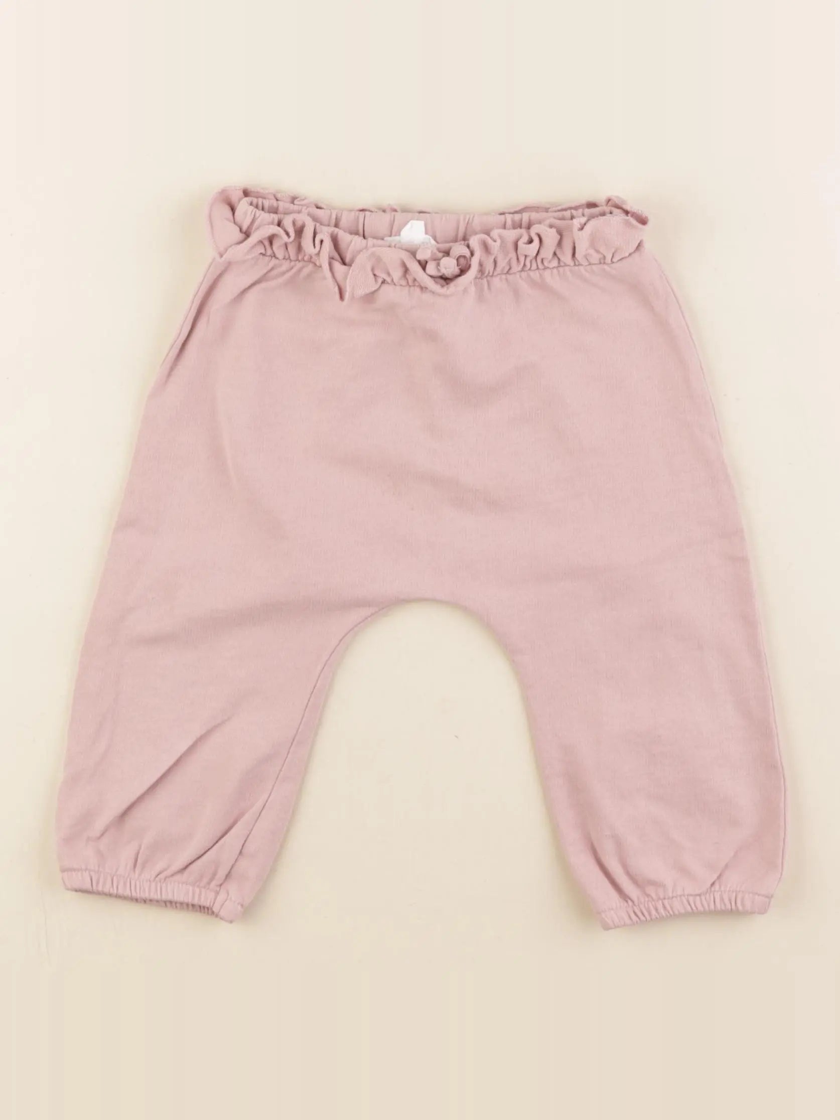 Vertbaudet - sarouel rose - 9 mois