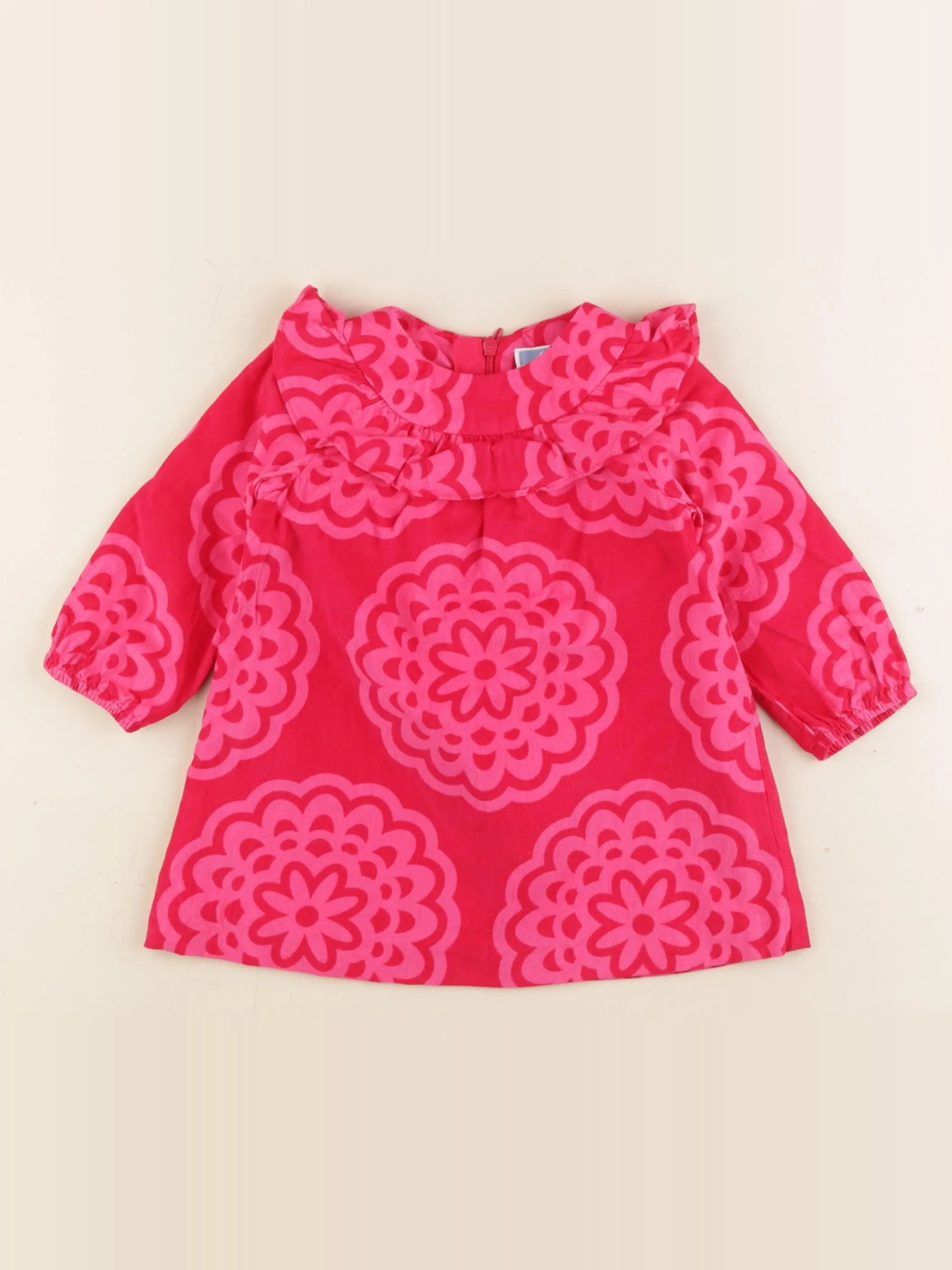 Jacadi - robe rose - 12 mois