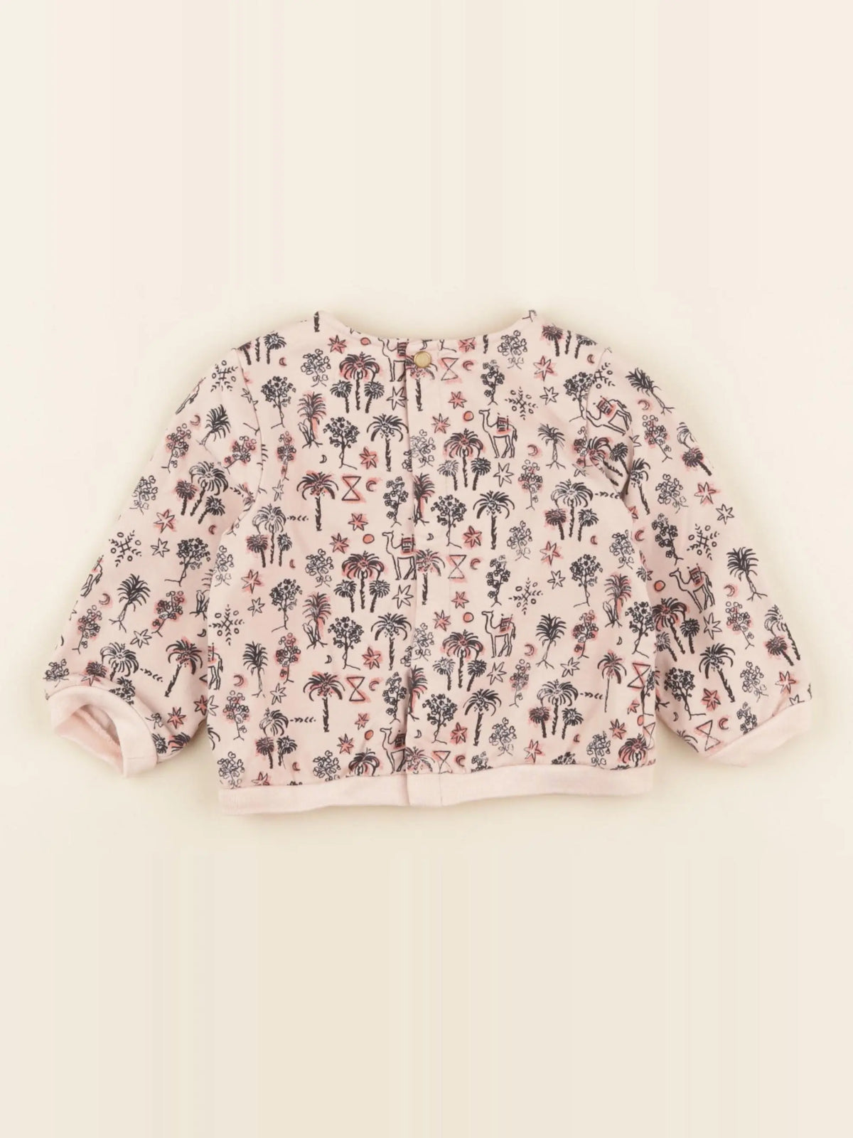 IKKS - sweat rose - 12 mois
