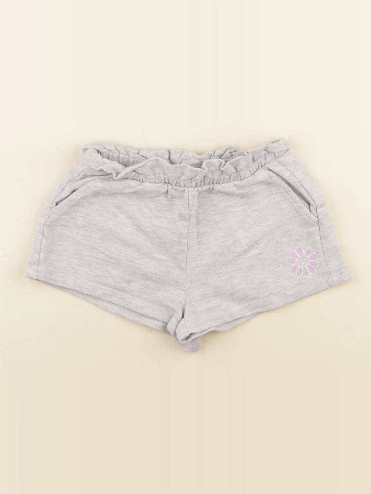 Vertbaudet - short coton gris - 3 ans