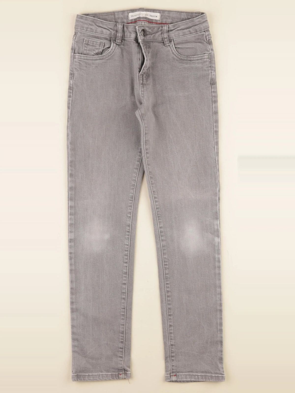 Monoprix - jean gris - 10 ans