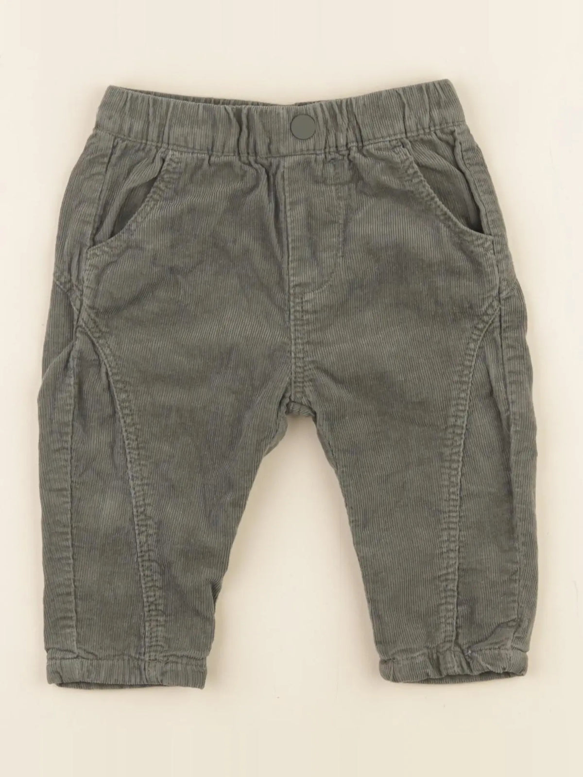 Zara - pantalon vert - 6/9 mois