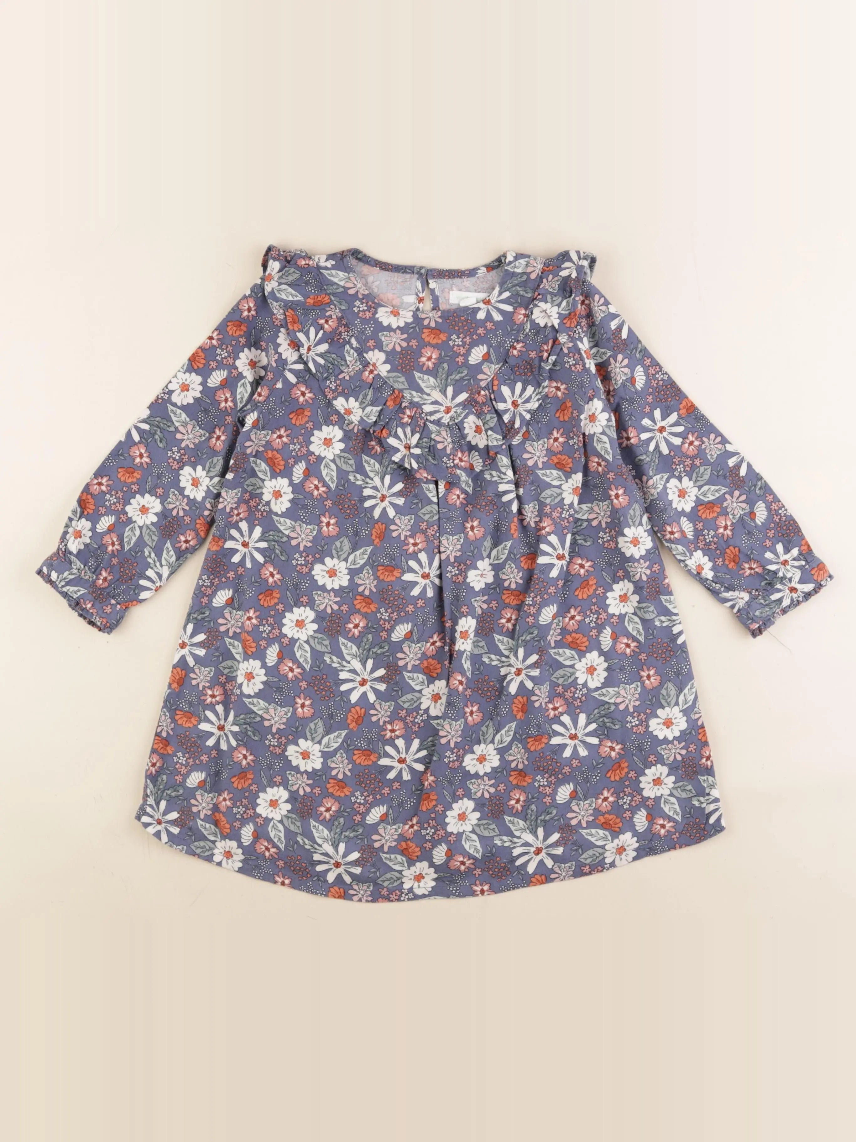Vertbaudet - robe bleu - 3 ans