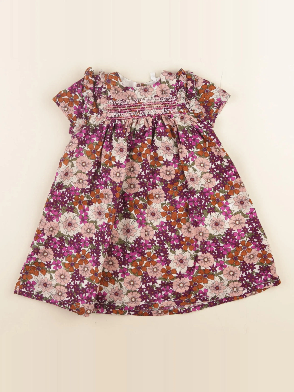 Boutchou - robe multicolore - 12 mois