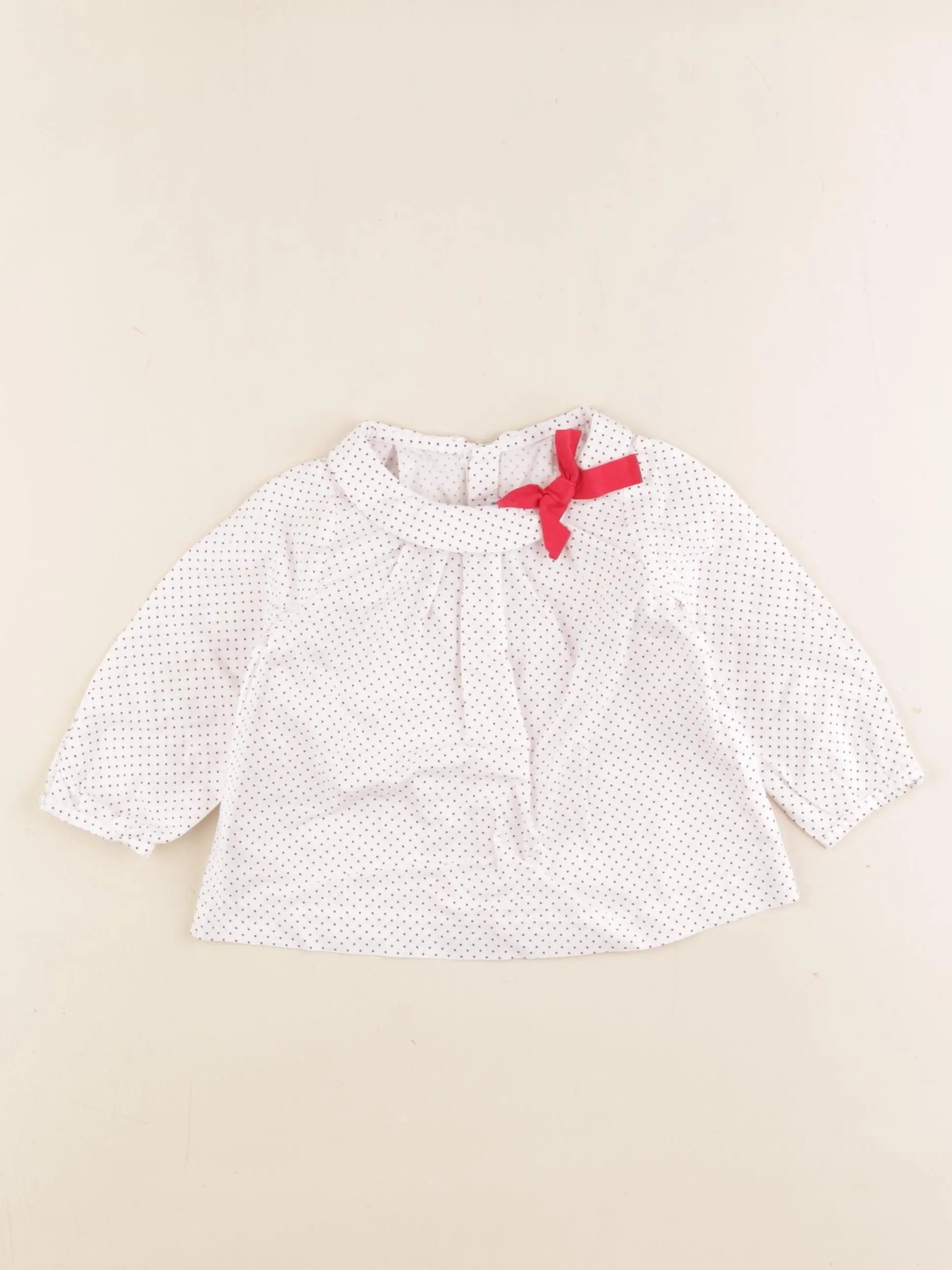 Jacadi - blouse blanc - 6 mois
