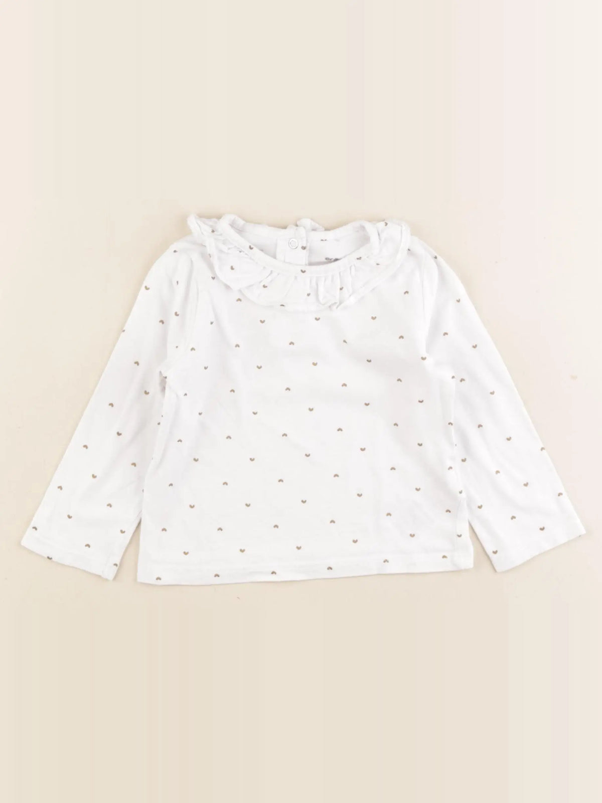 Vertbaudet - tee-shirt blanc - 12 mois