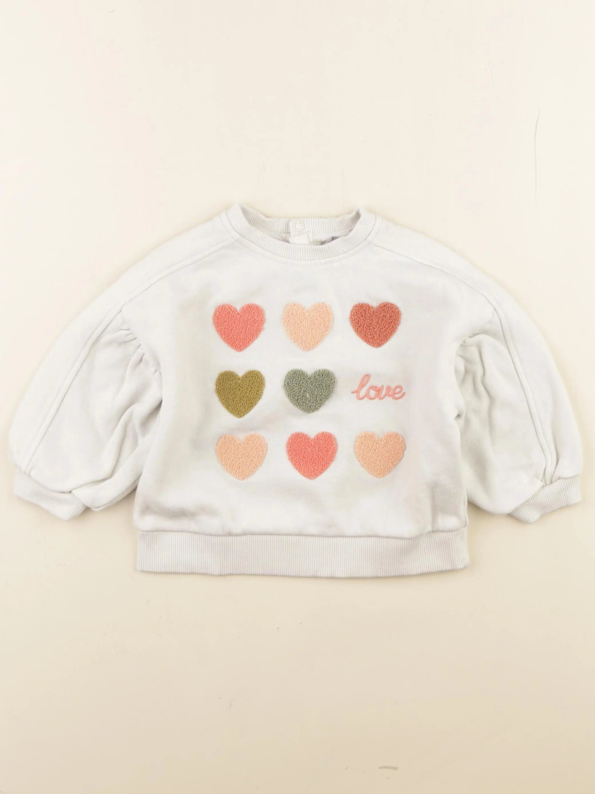Boutchou - sweat blanc - 24 mois