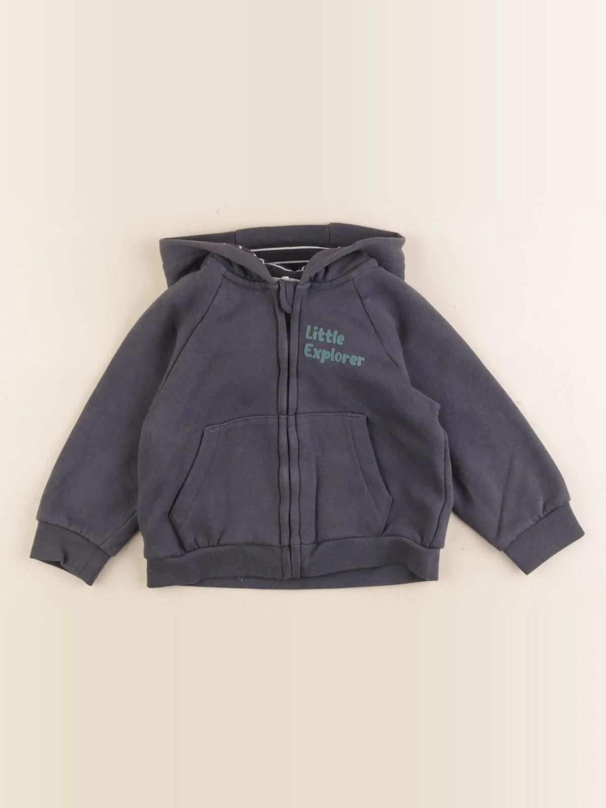Vertbaudet - sweat bleu - 24 mois