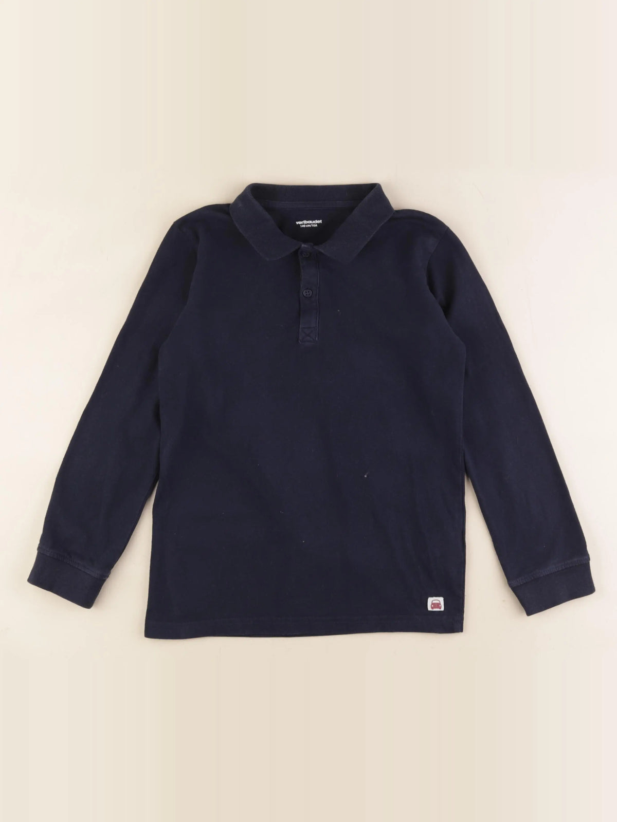 Vertbaudet - polo bleu - 10 ans