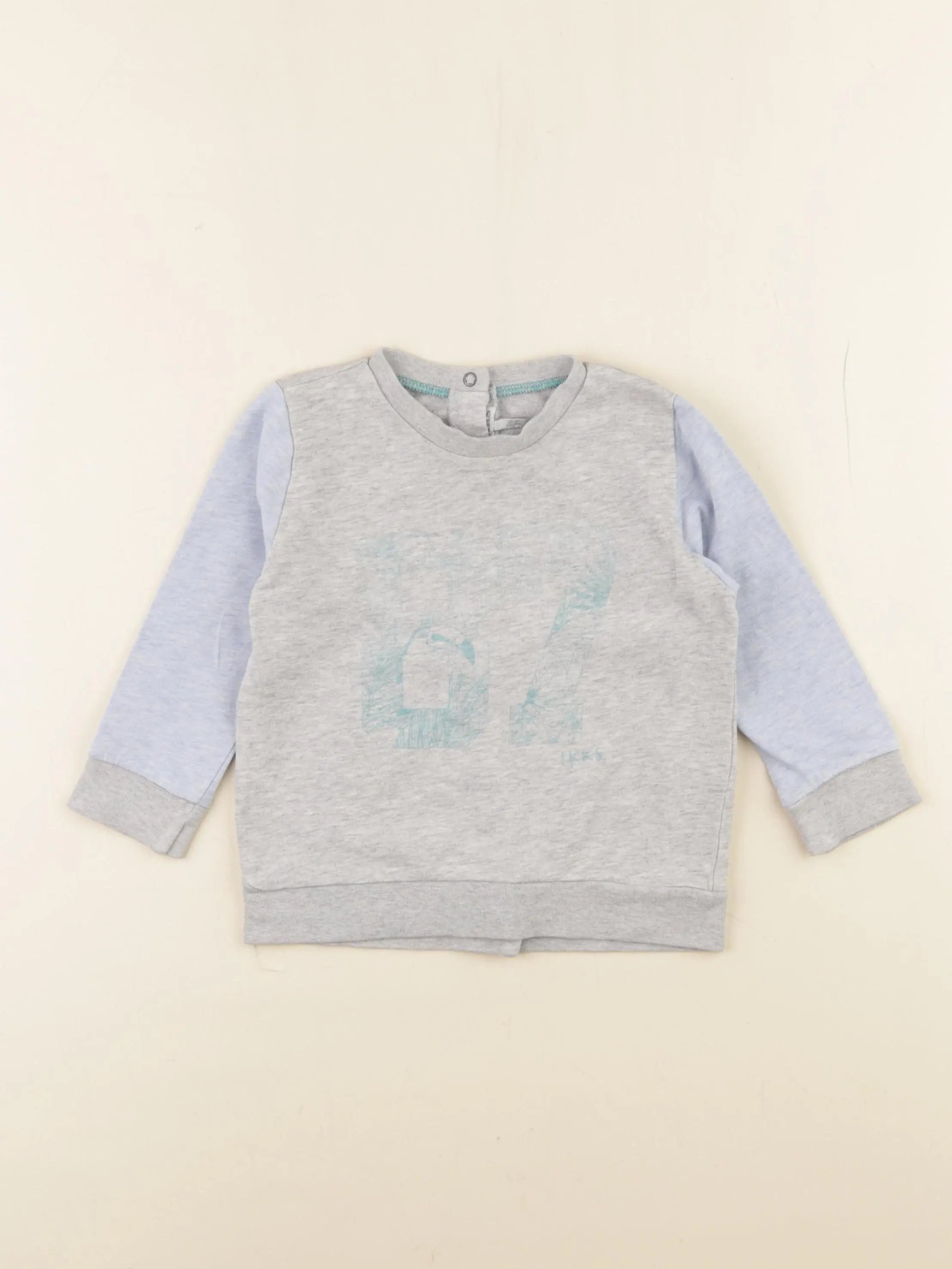 IKKS - tee-shirt gris - 18 mois