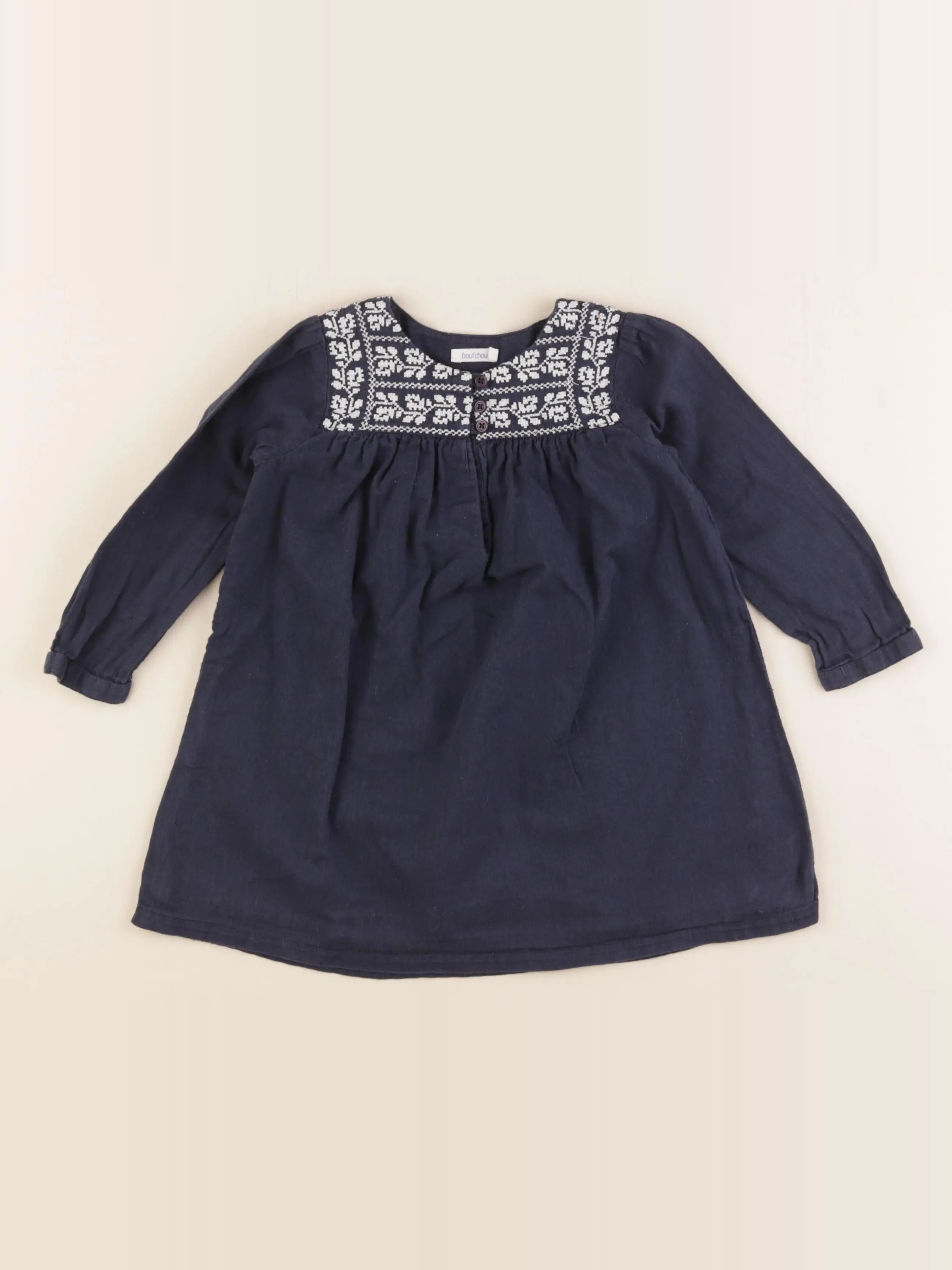 Boutchou - robe bleu - 24 mois