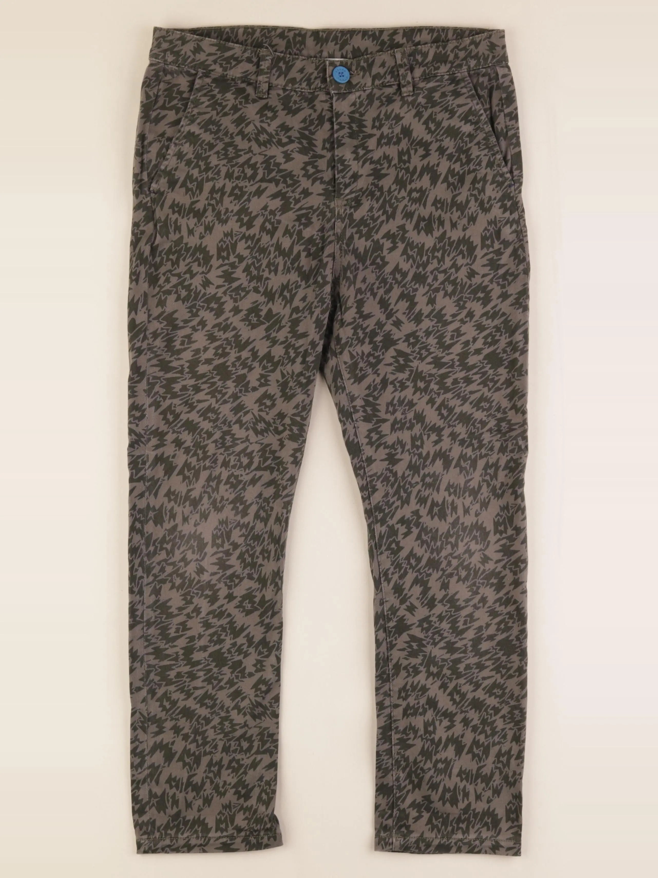 Kenzo - pantalon marron, vert - 12 ans