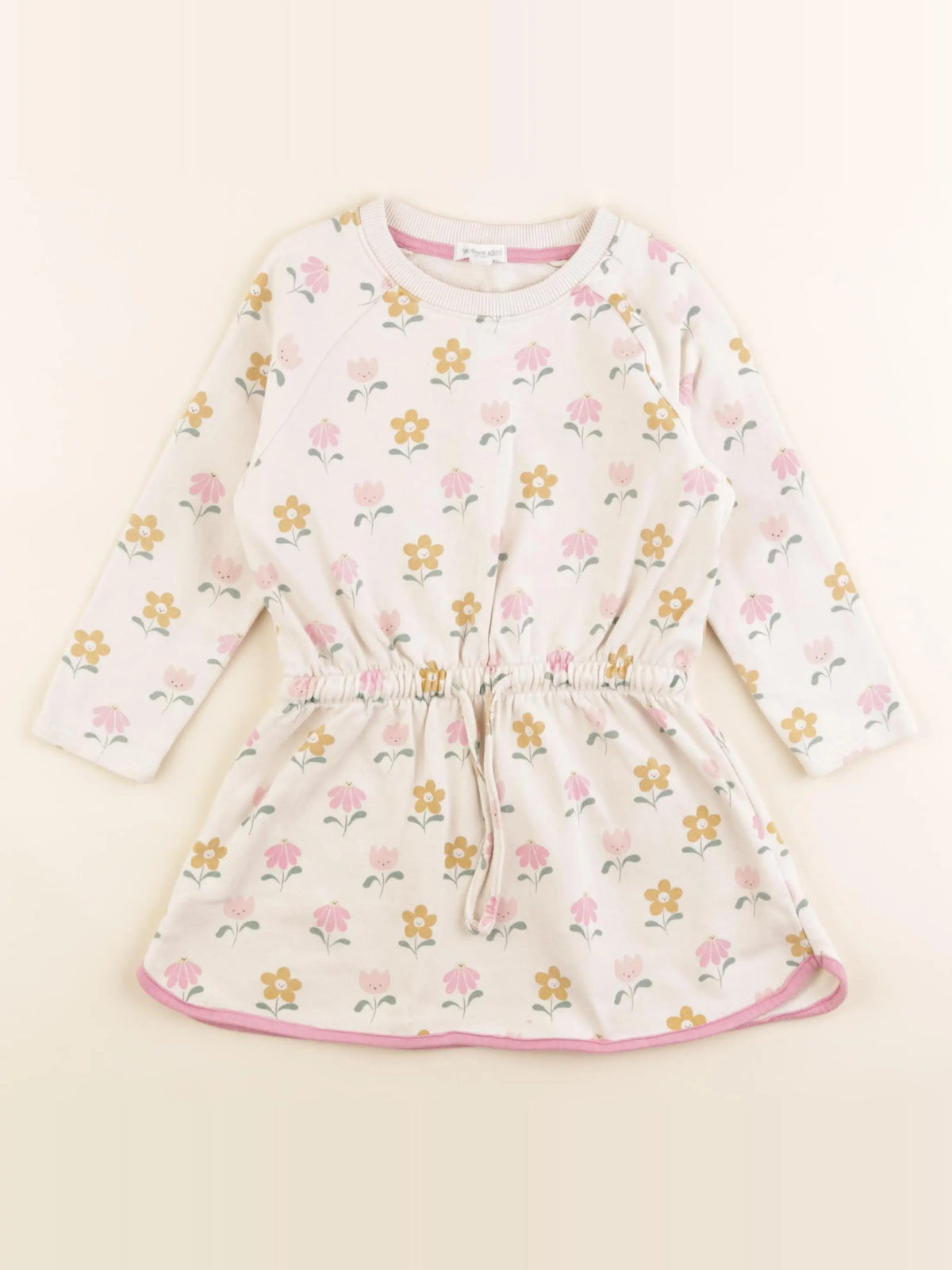 Vertbaudet - robe beige - 3 ans