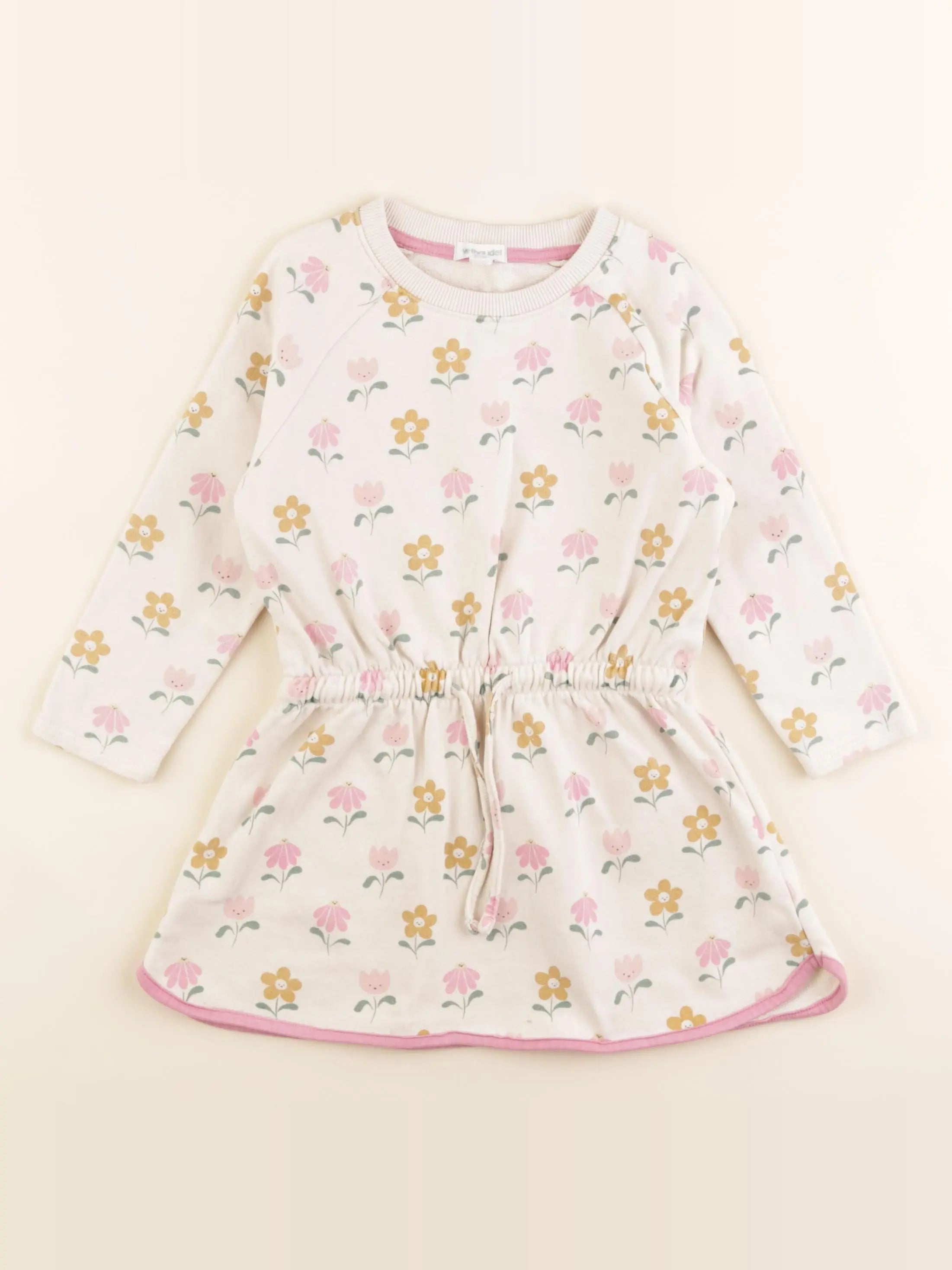 Vertbaudet - robe beige - 3 ans