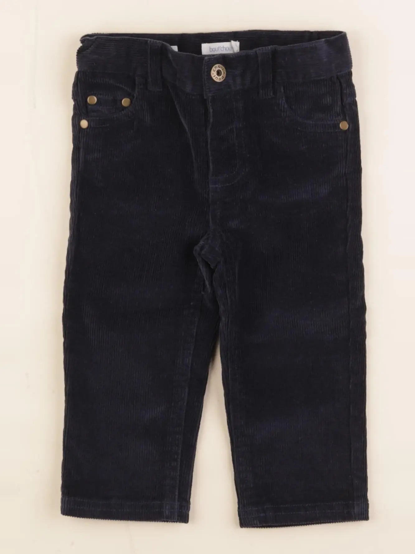 Boutchou - pantalon bleu - 6 mois