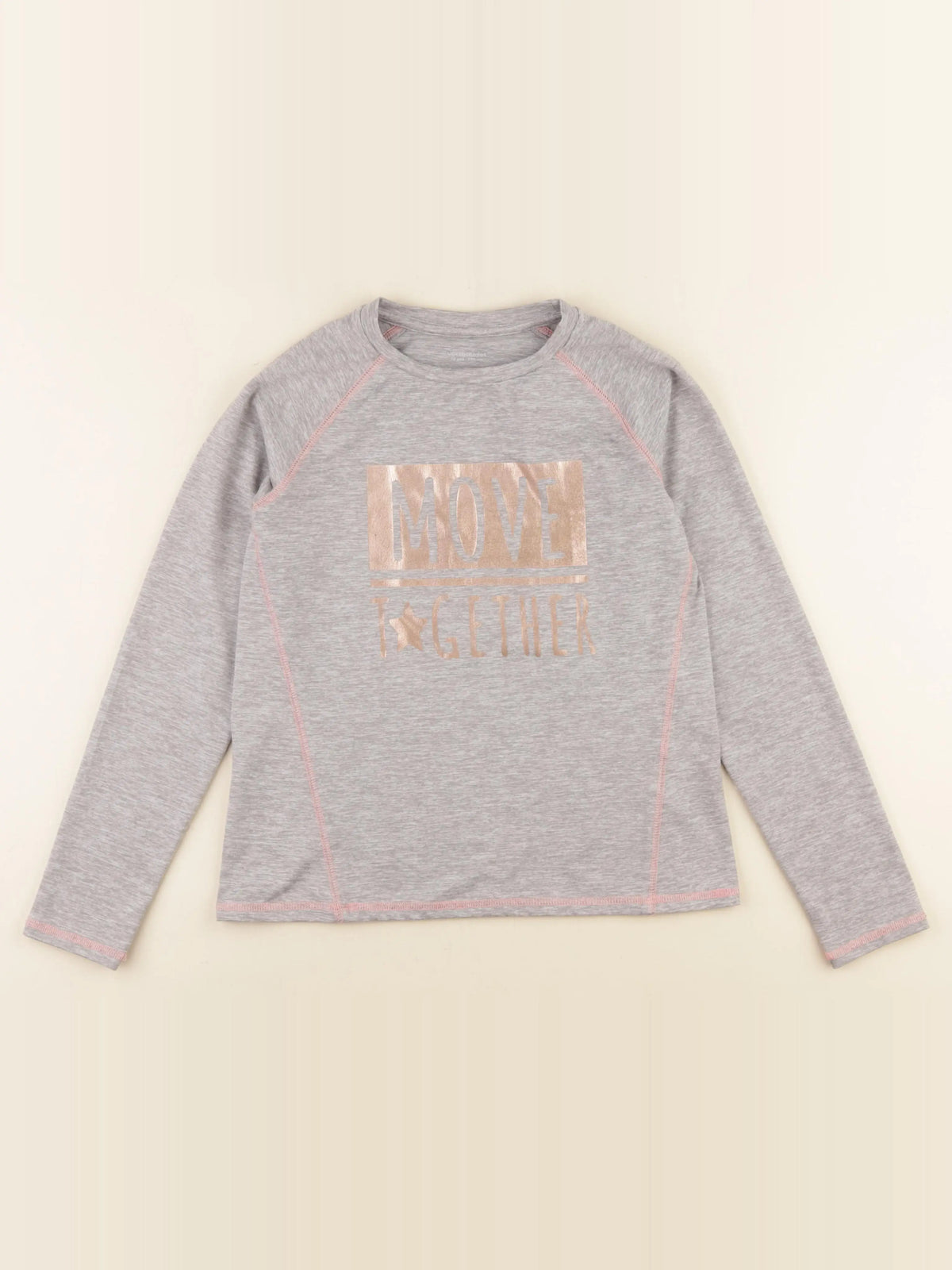 Vertbaudet - tee-shirt gris - 10 ans