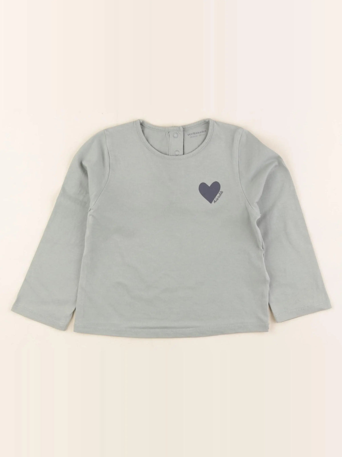 Vertbaudet - tee-shirt vert - 24 mois