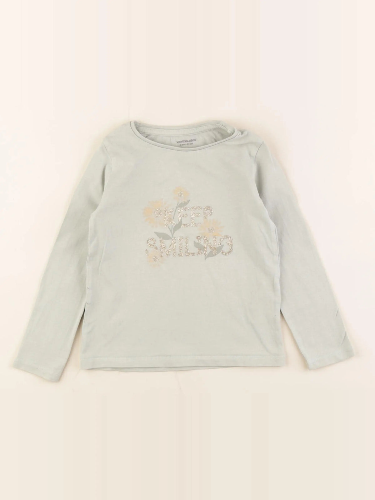 Vertbaudet - tee-shirt vert - 3 ans