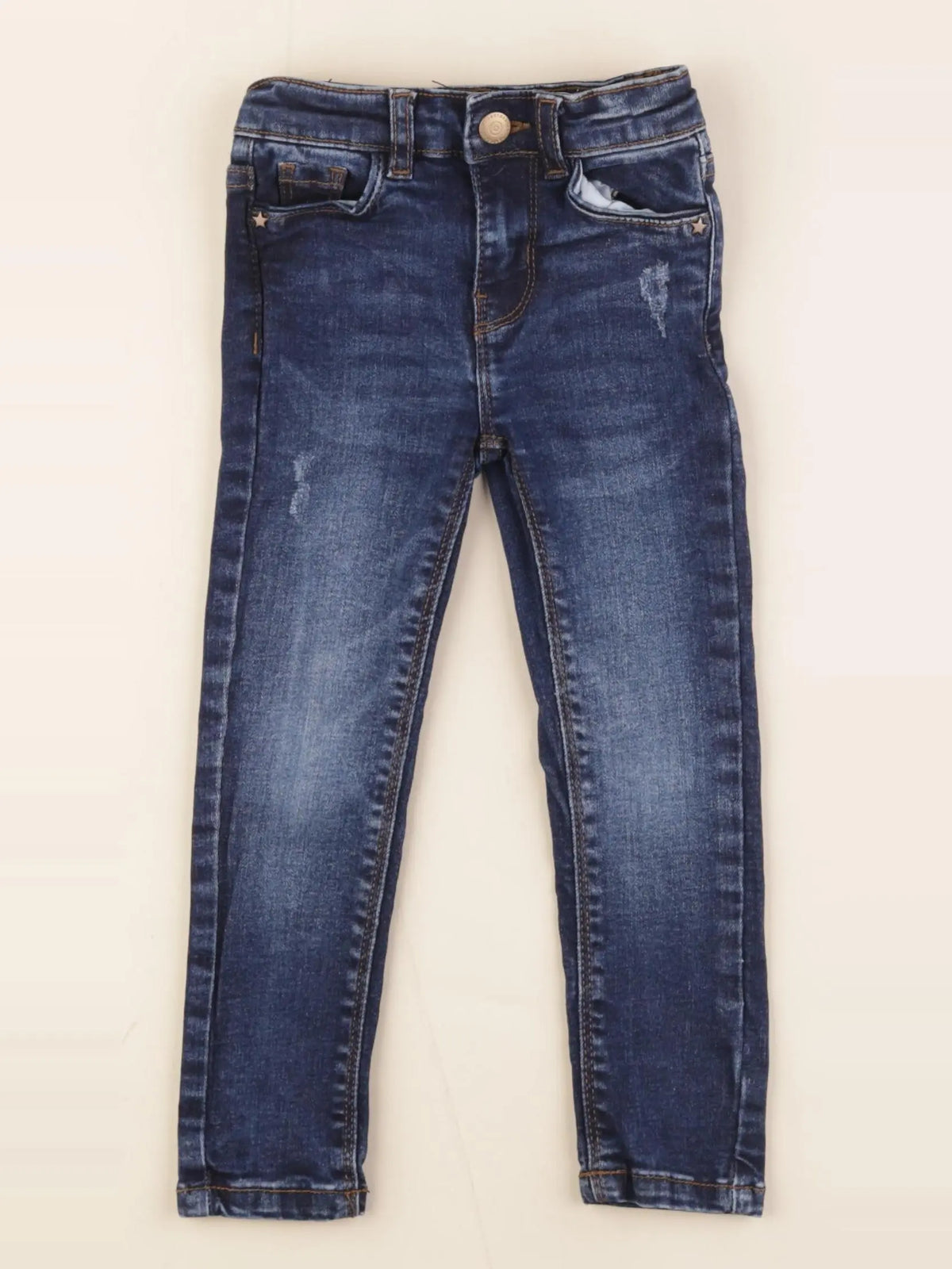 Vertbaudet - jegging bleu - 3 ans