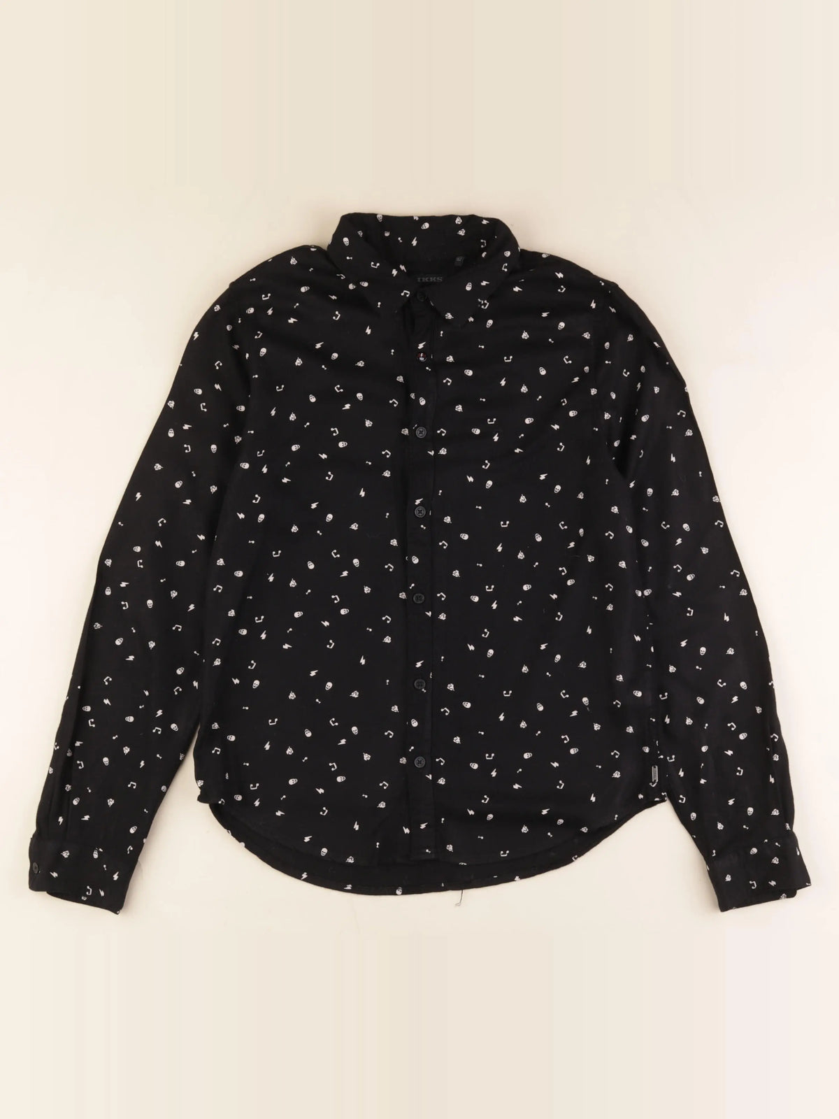 IKKS - chemise noir - 12 ans