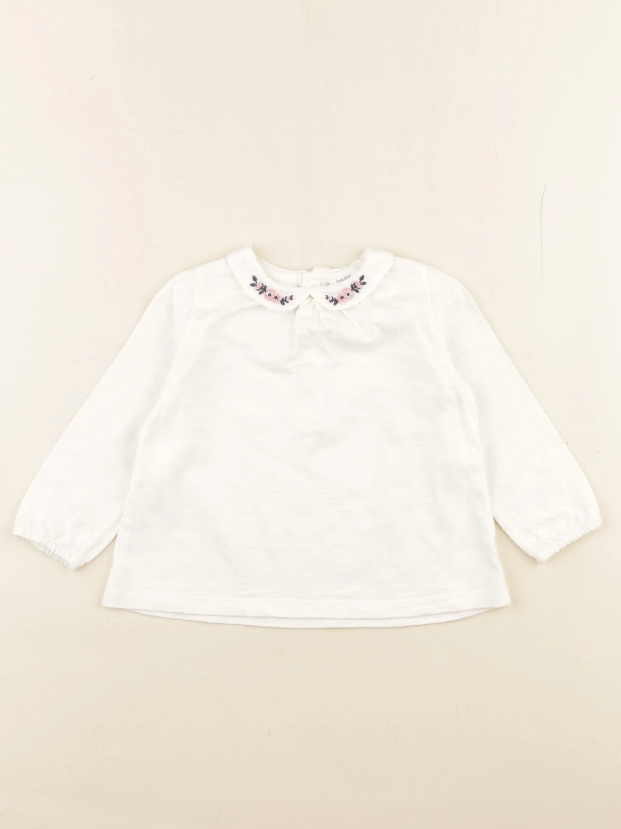 Boutchou - tee-shirt blanc - 12 mois