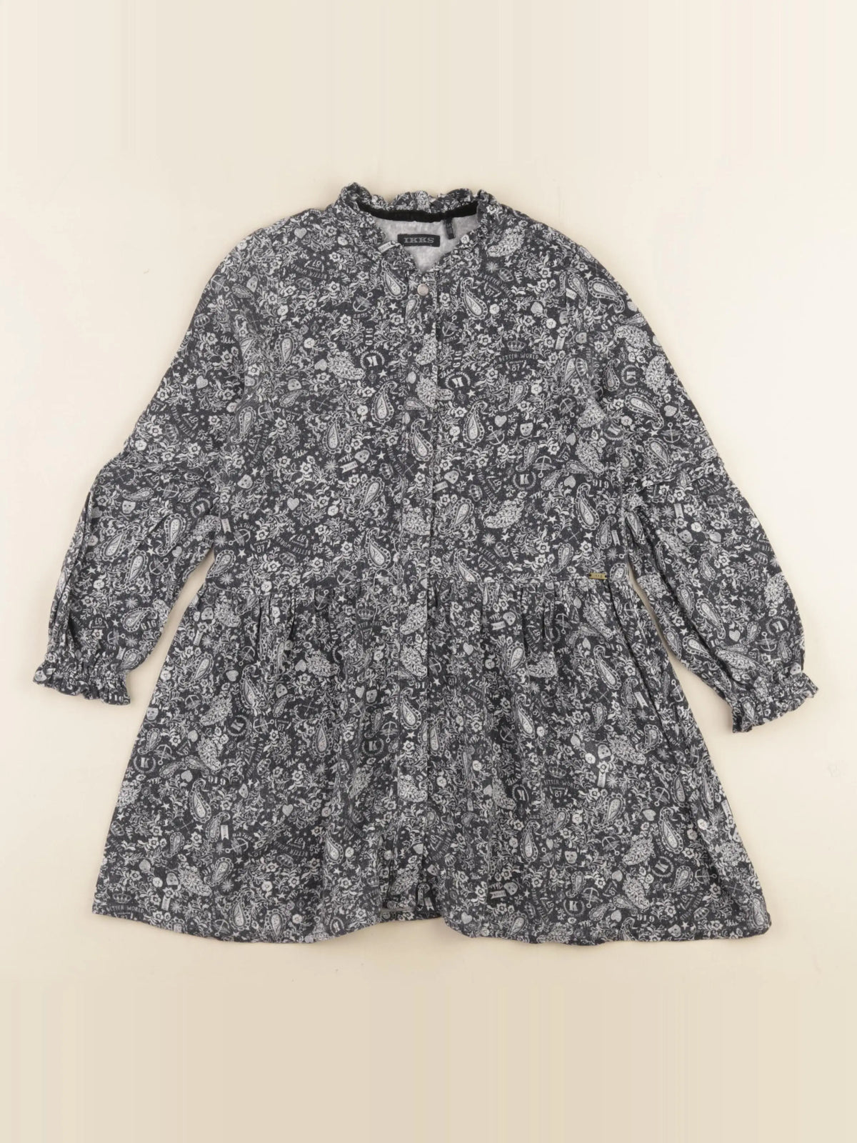 IKKS - robe bleu - 5 ans