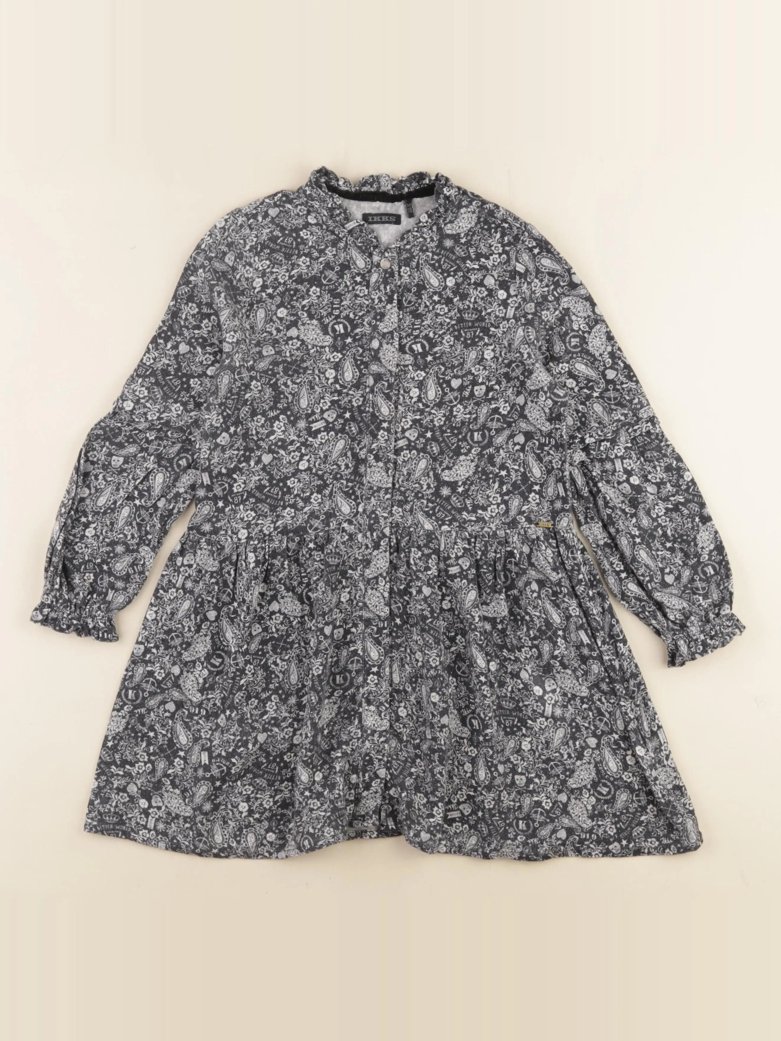 IKKS - robe bleu - 5 ans