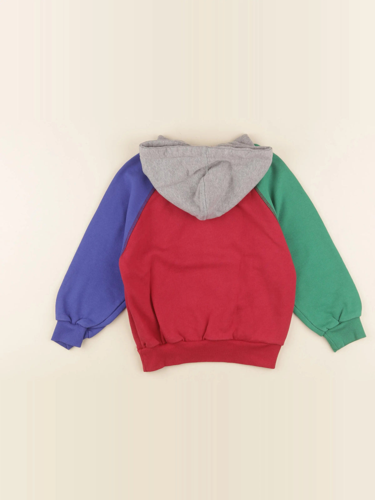 Sweat à capuche multicolore
