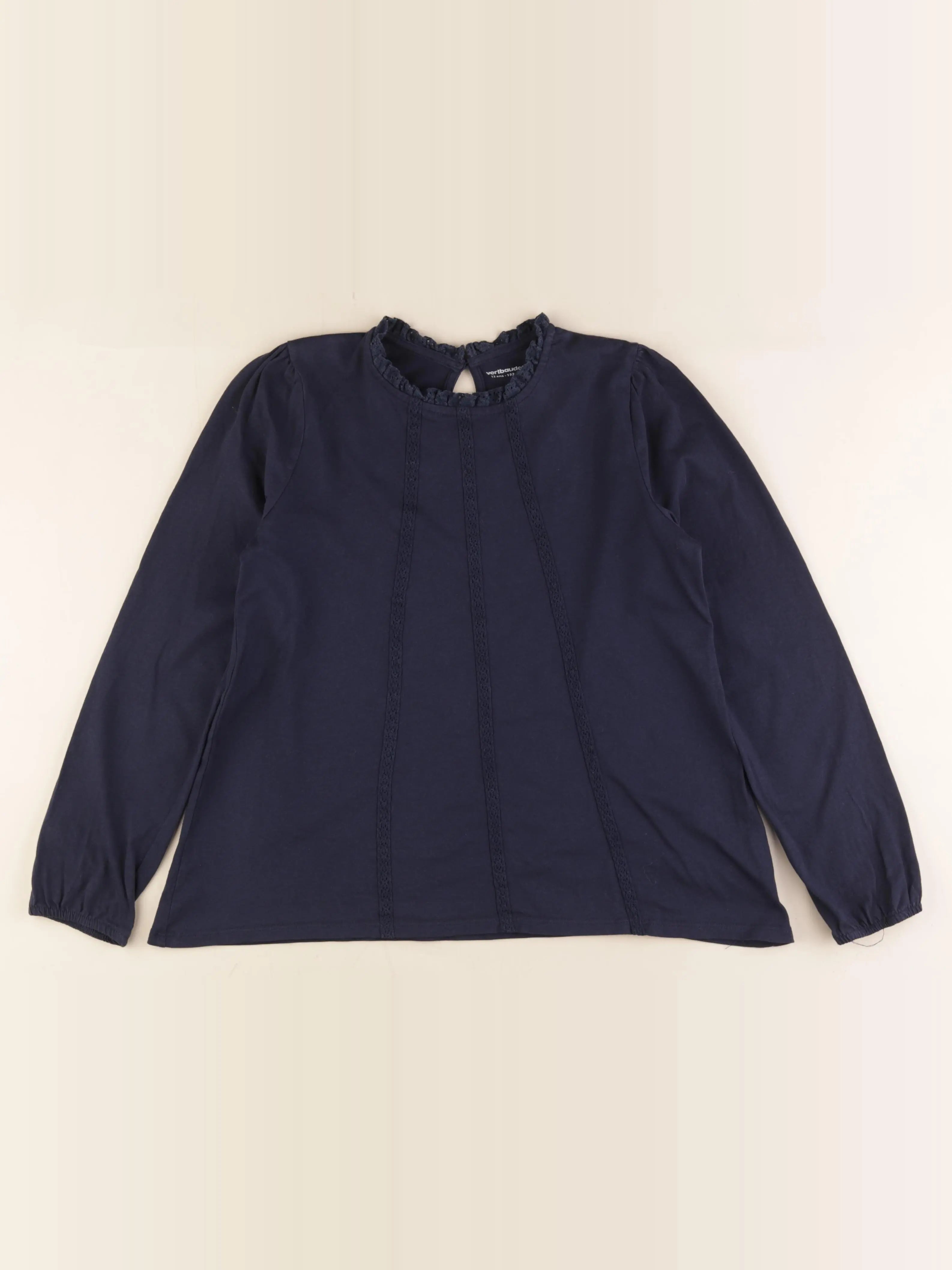 Vertbaudet - tee-shirt bleu - 12 ans